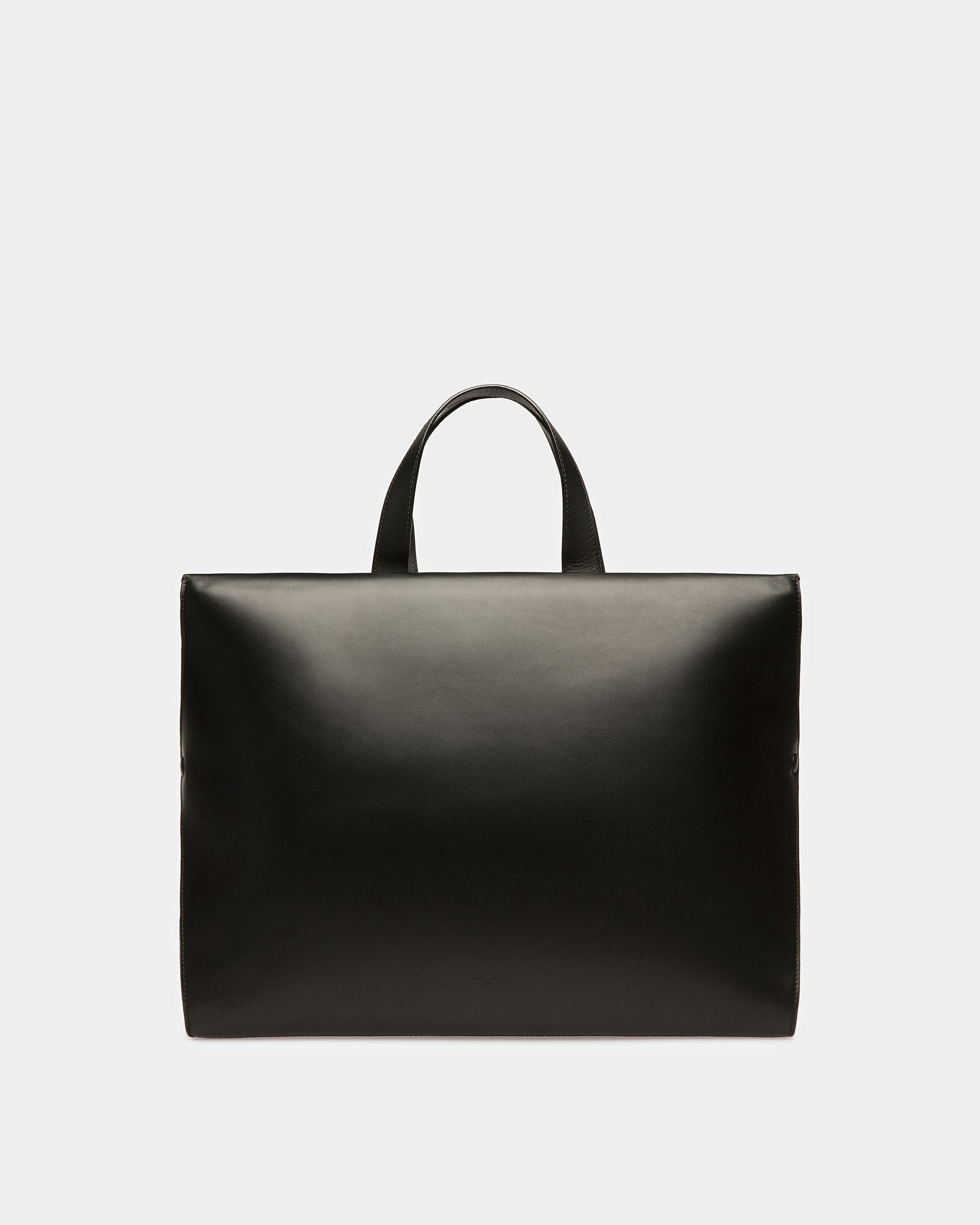 Arbona Bolso Tote De Piel En Negro - Hombre - Bally - 01