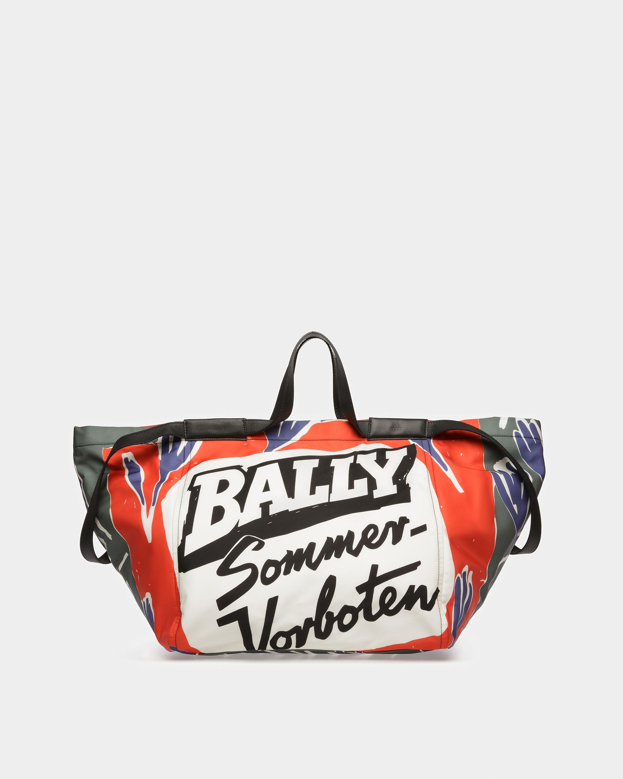 Billboard Nylon And Fabric Tote In Sage - Men's - Bally - 01