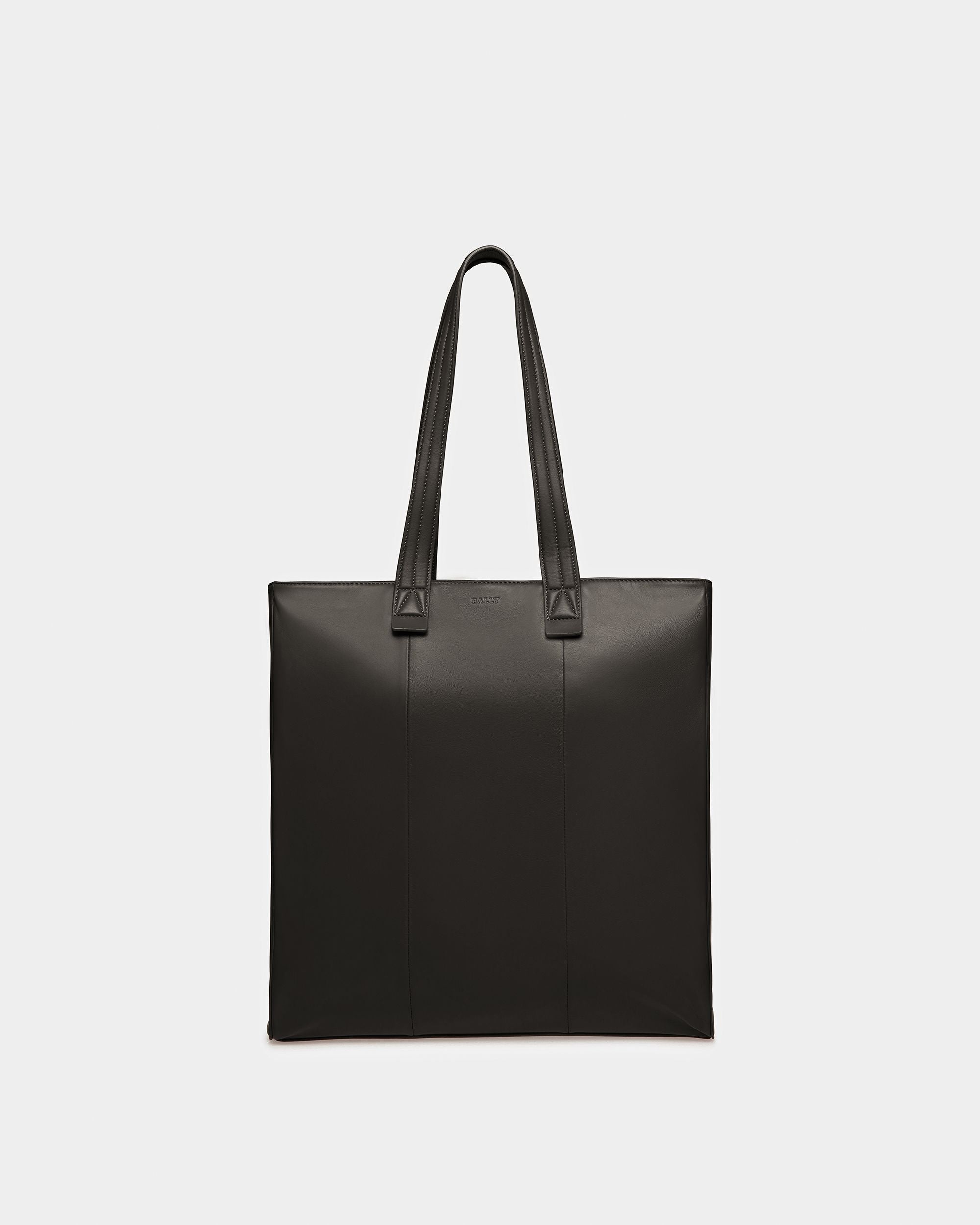 Arienn Bolso Tote De Piel En Negro - Hombre - Bally - 01