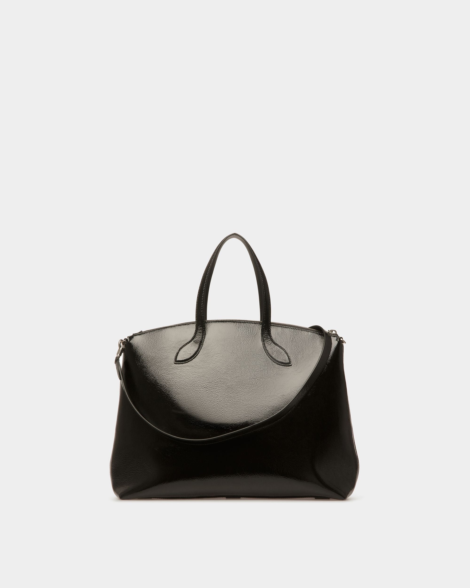 Bolso Tote Lago De Piel Negra - Hombre - Bally - 02