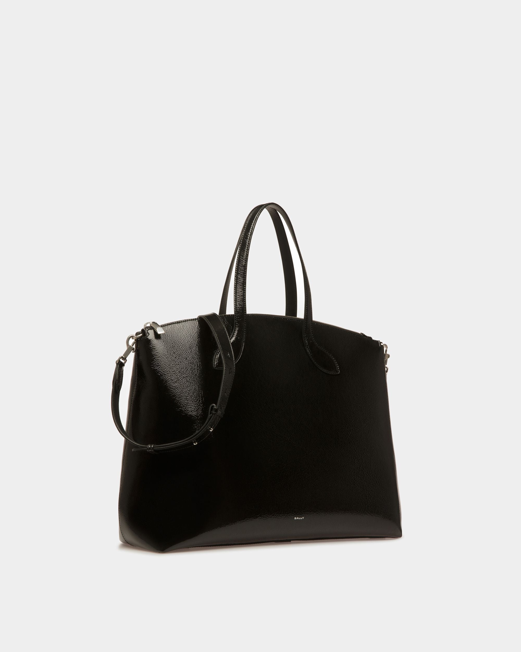 Bolso Tote Lago De Piel Negra - Hombre - Bally - 03