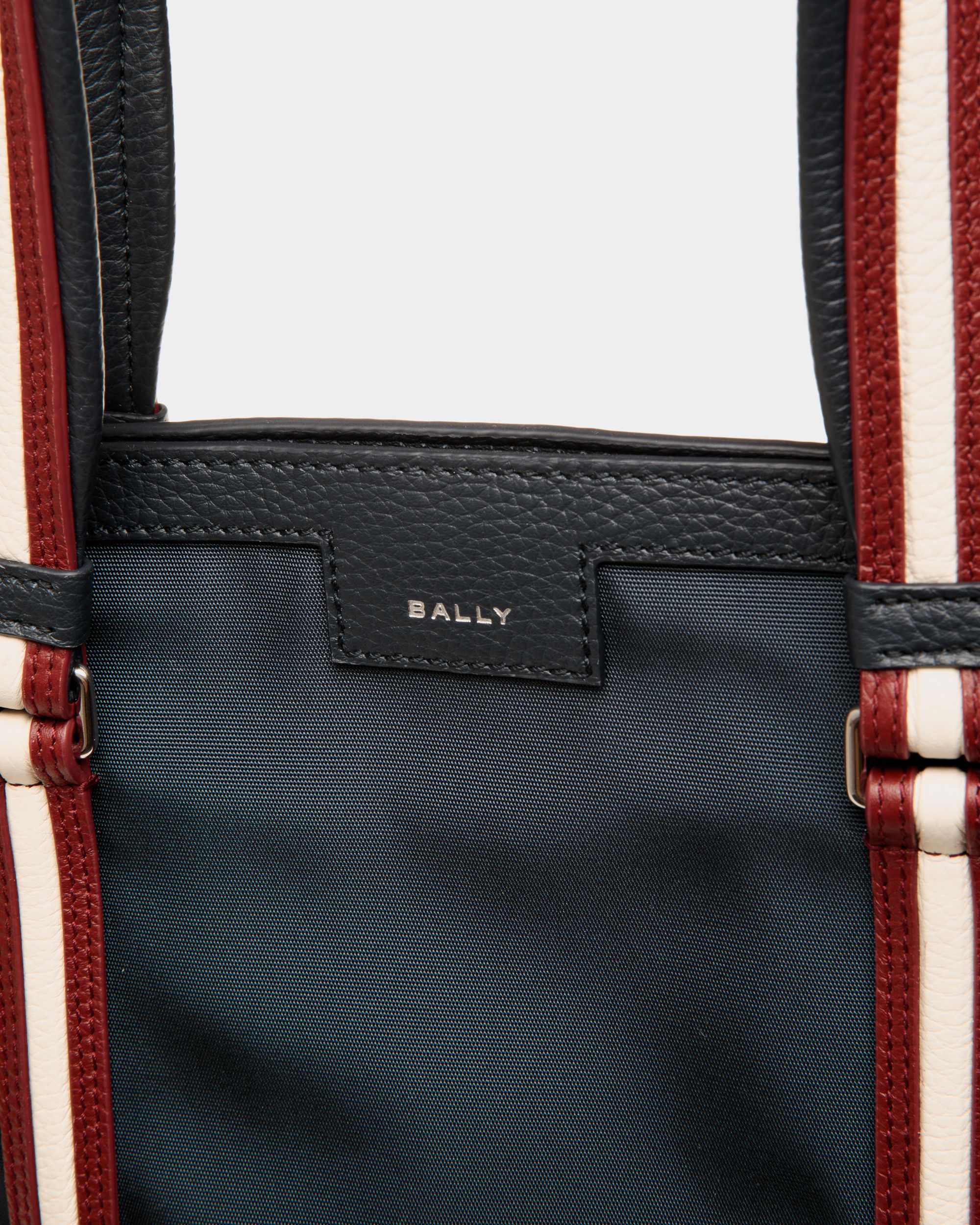 Code Tote In Blue Nylon - Men's - Bally - 05