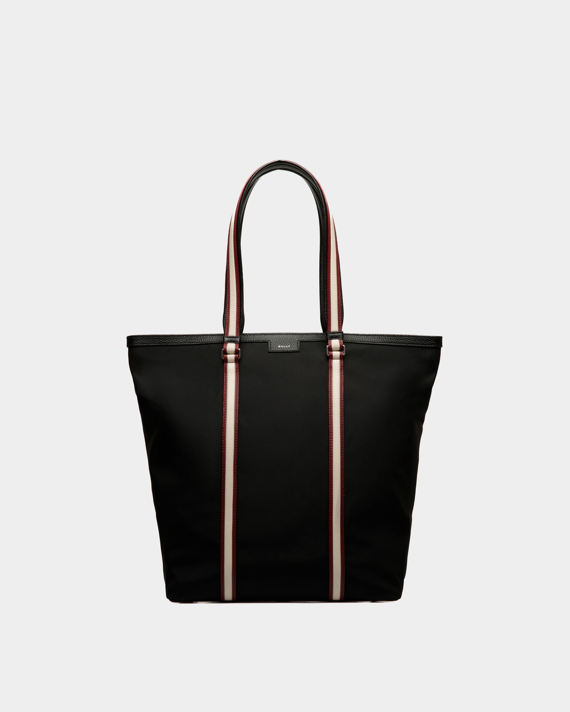 Bolso Tote Code De Nailon Negro - Hombre - Bally - 01