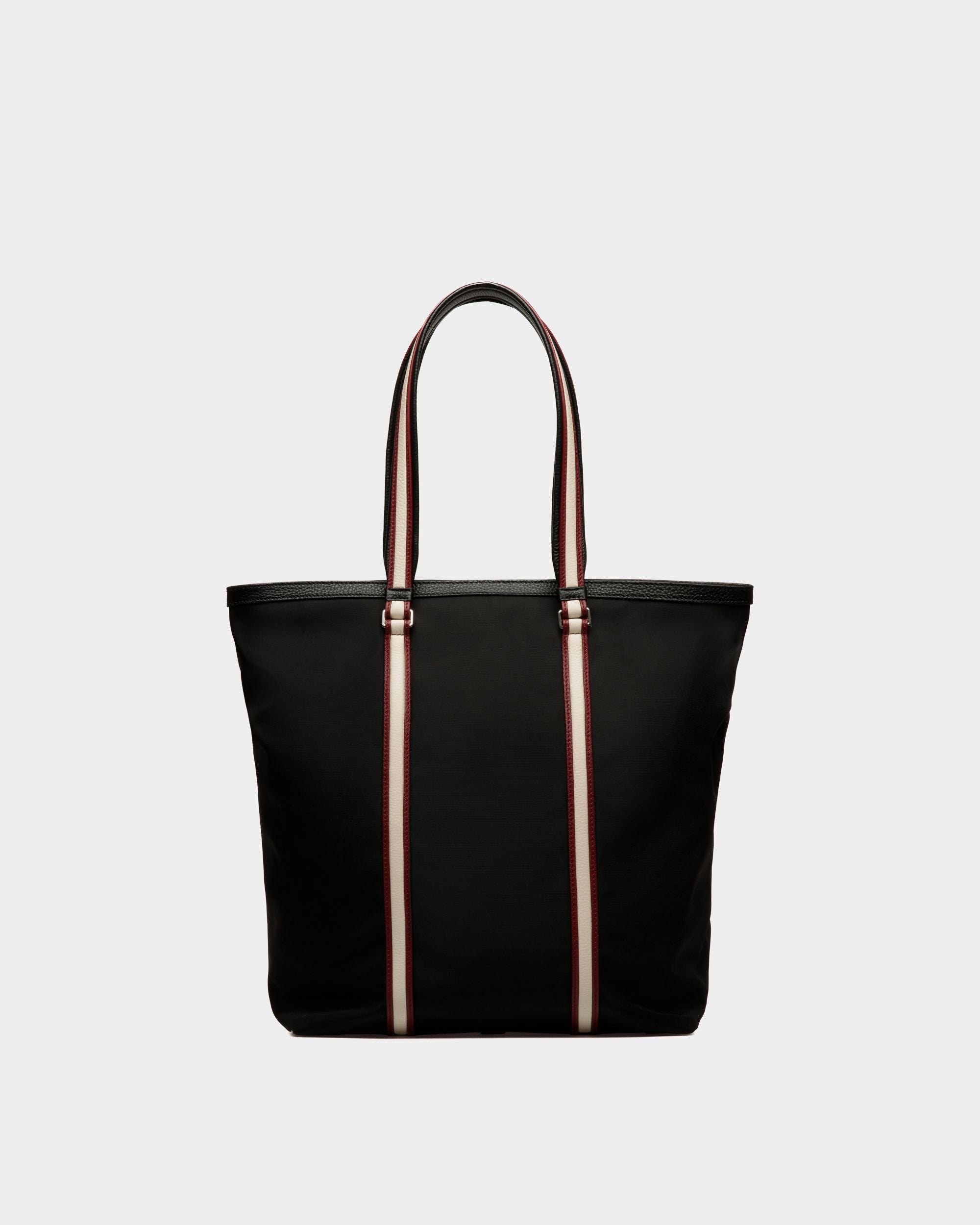 Bolso Tote Code De Nailon Negro - Hombre - Bally - 02