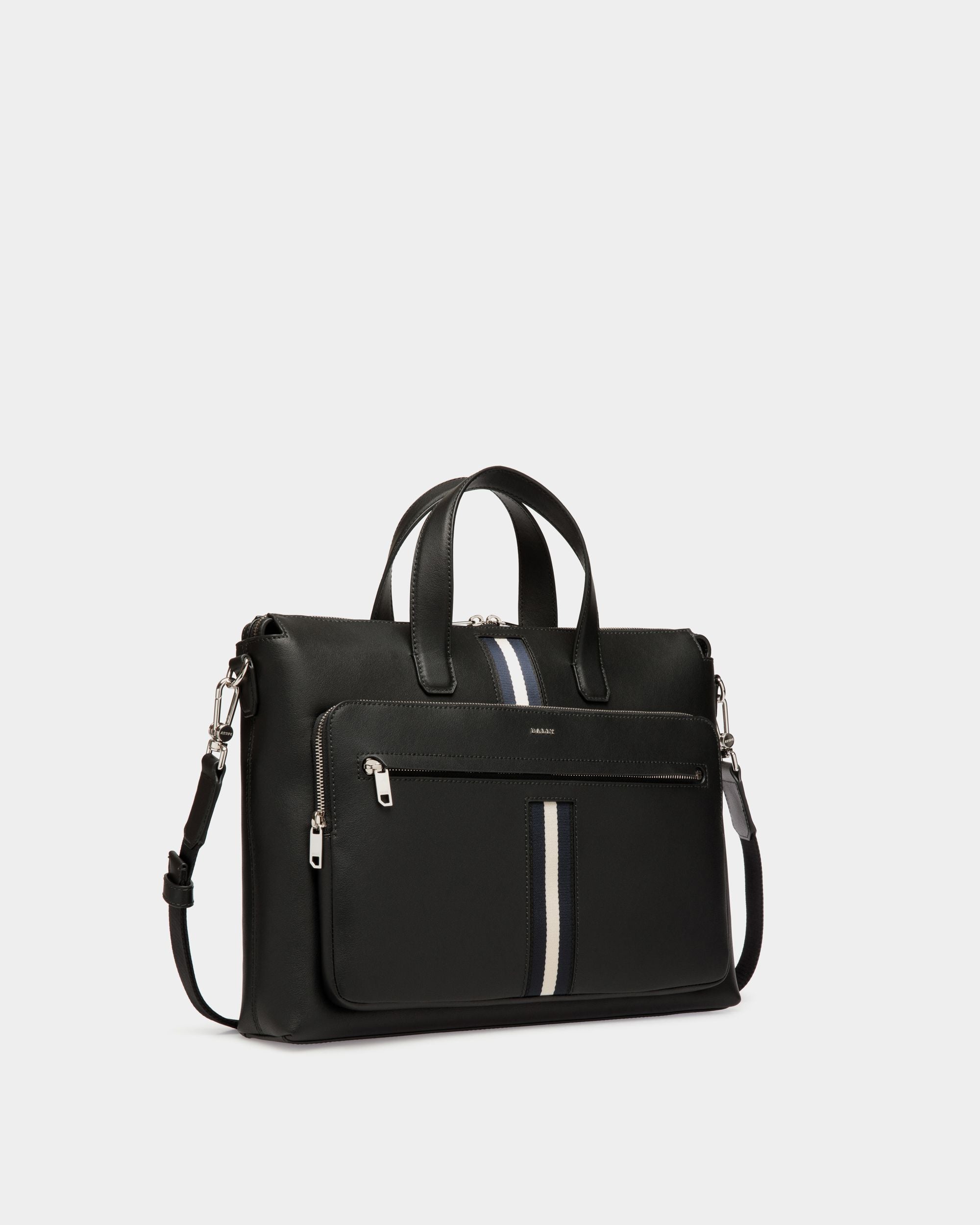Case In Black Leather - Men's - Bally - 03