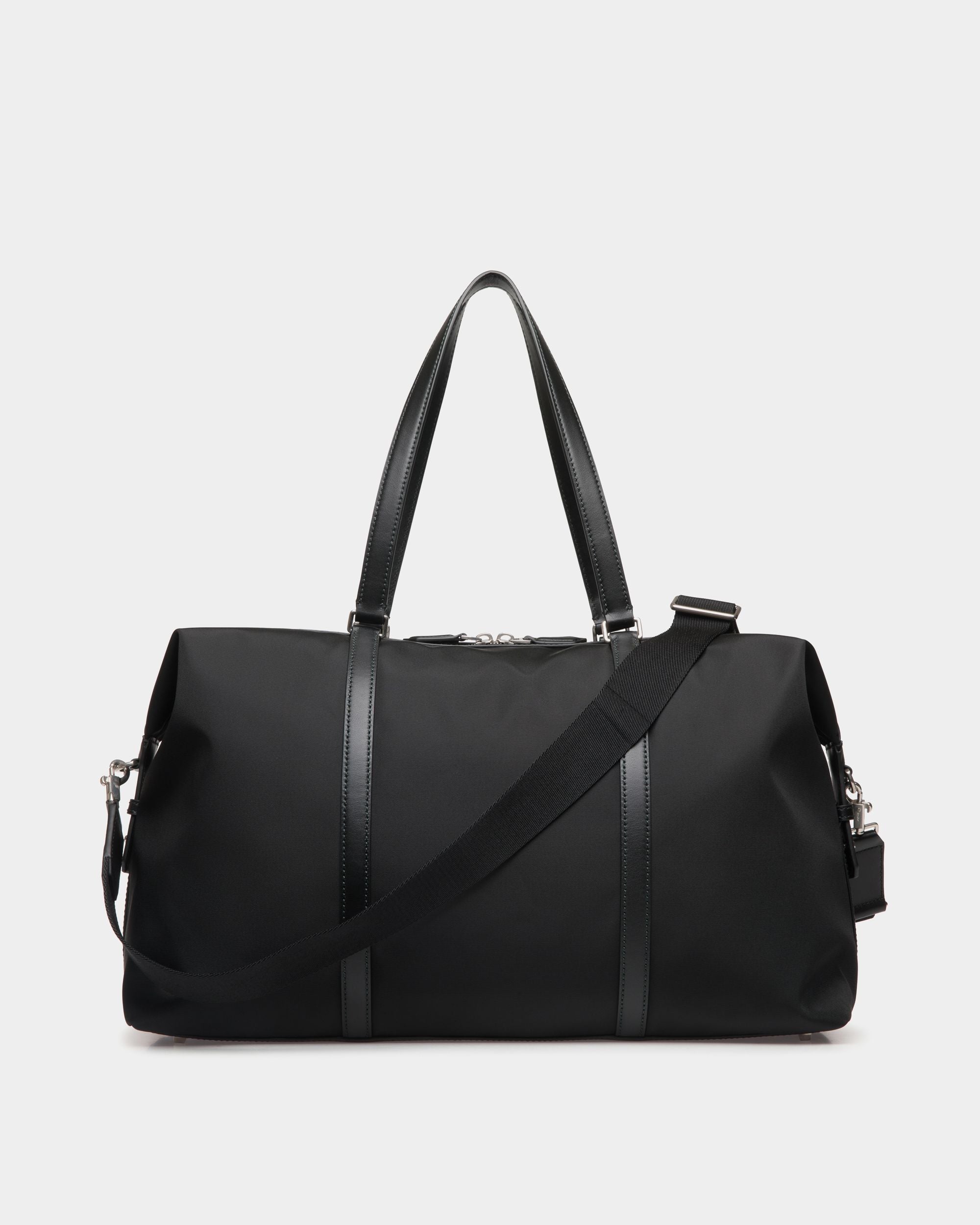 Bolso De Fin De Semana Code De Nailon Negro - Hombre - Bally - 03