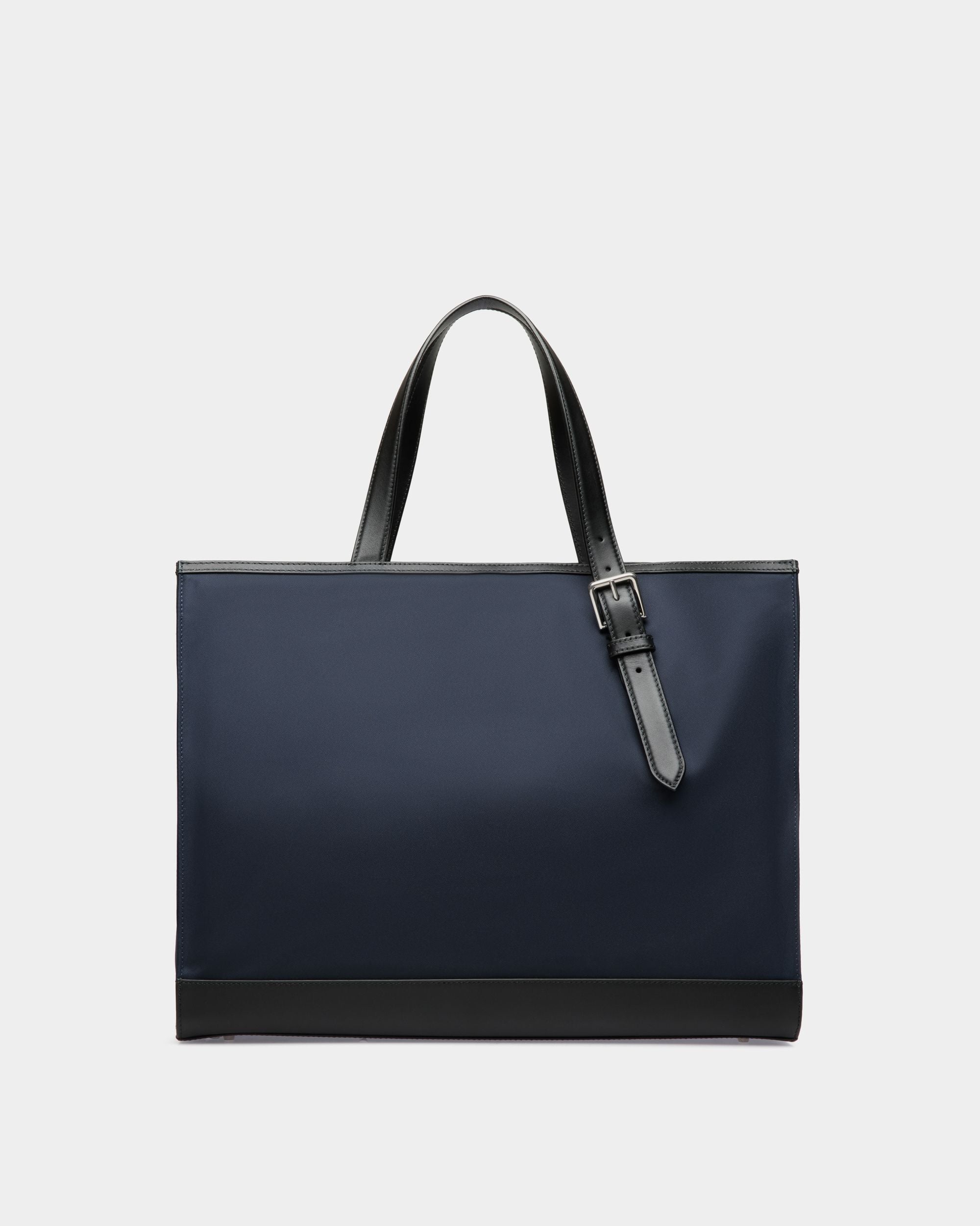 Bar Totes In Blue Nylon - Men's - Bally - 02