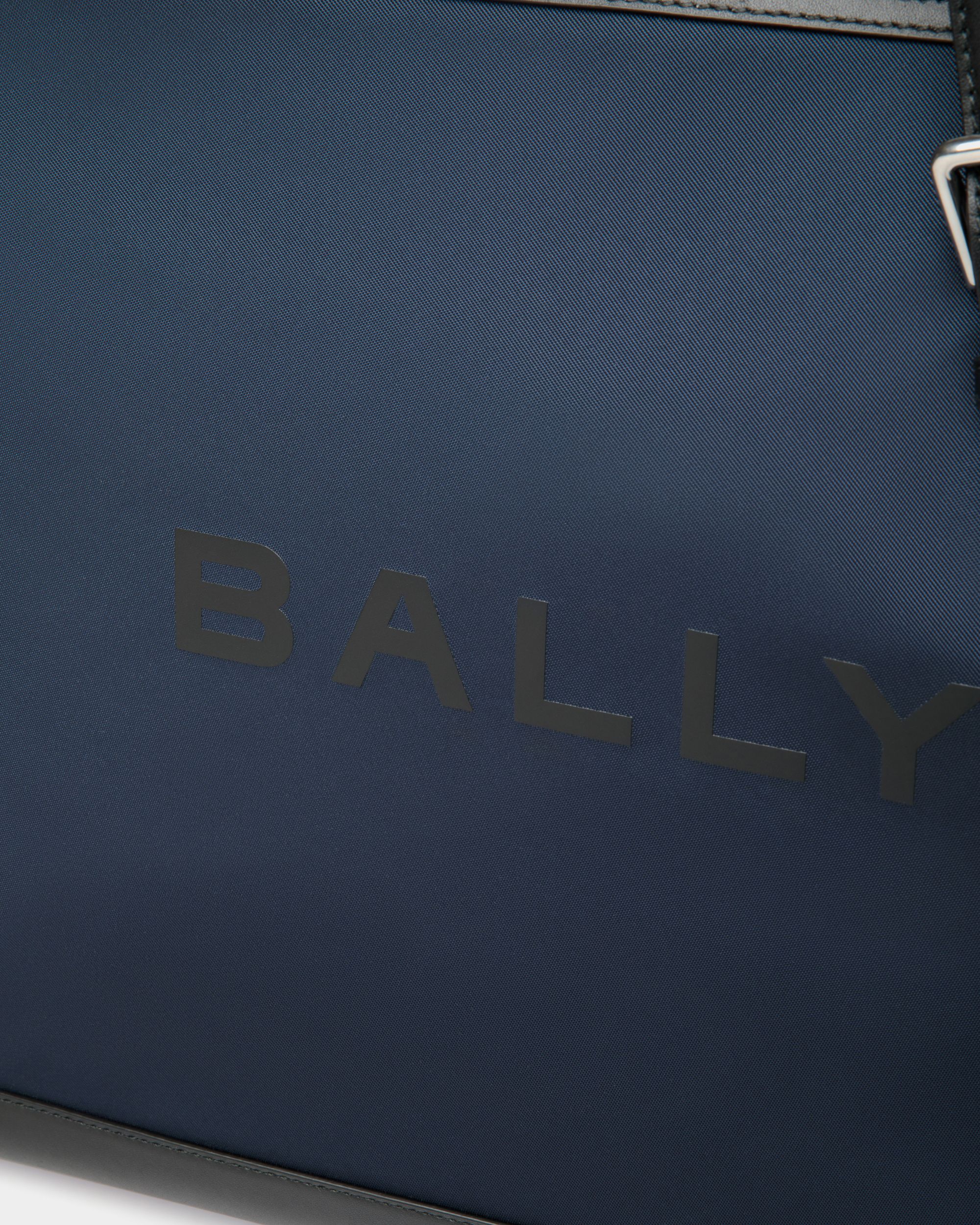 Bar Totes In Blue Nylon - Men's - Bally - 05