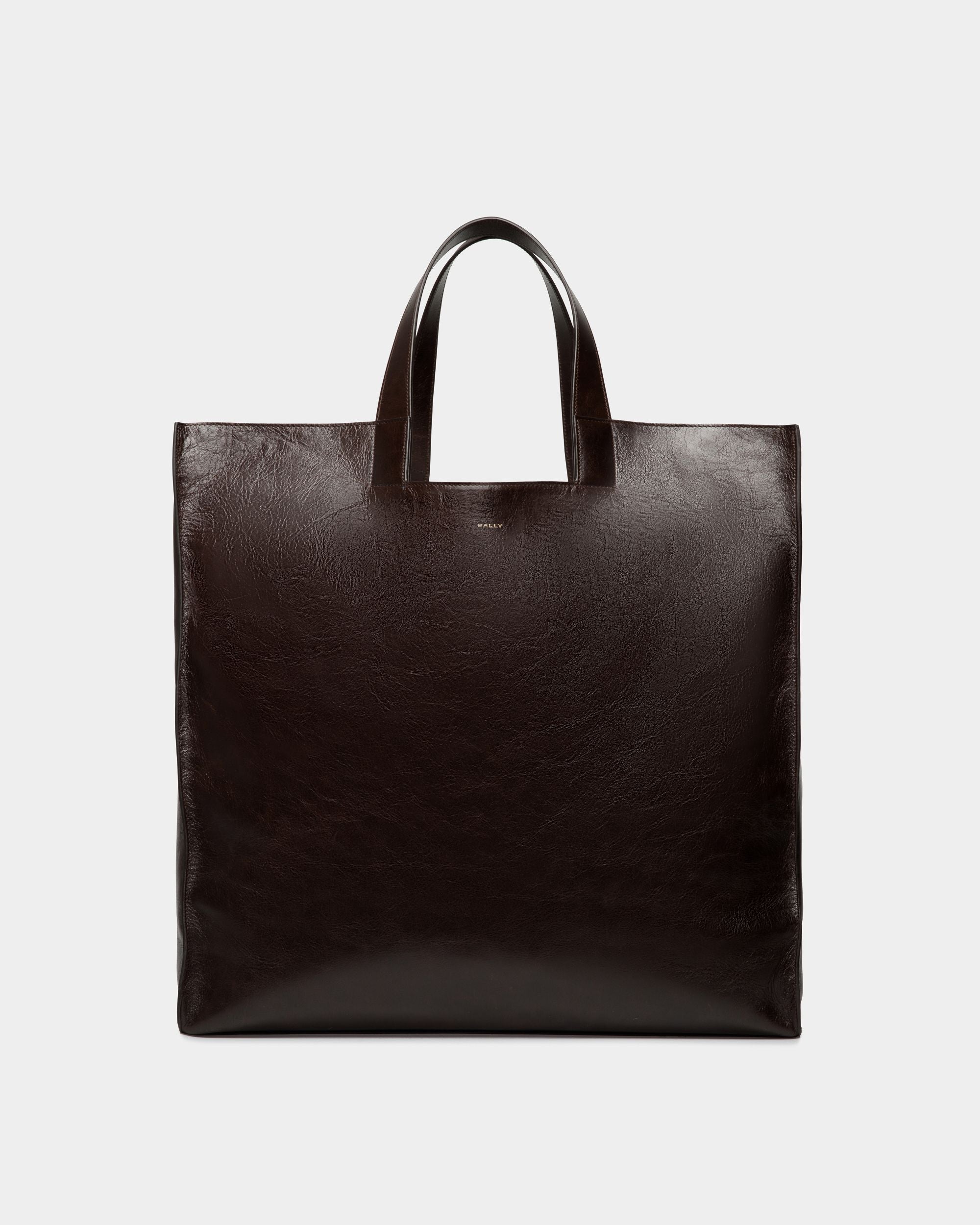 Bolso Tote Easy Bally De Piel Ébano - Hombre - Bally - 01