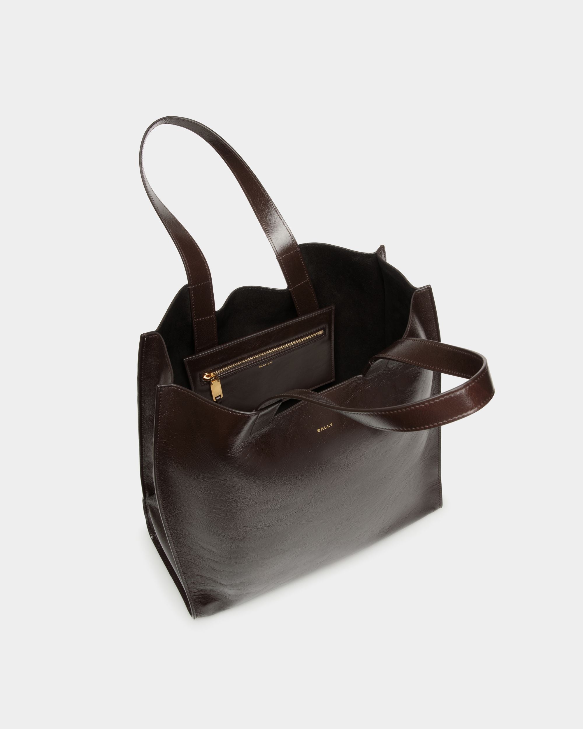 Bolso Tote Easy Bally De Piel Ébano - Hombre - Bally - 05