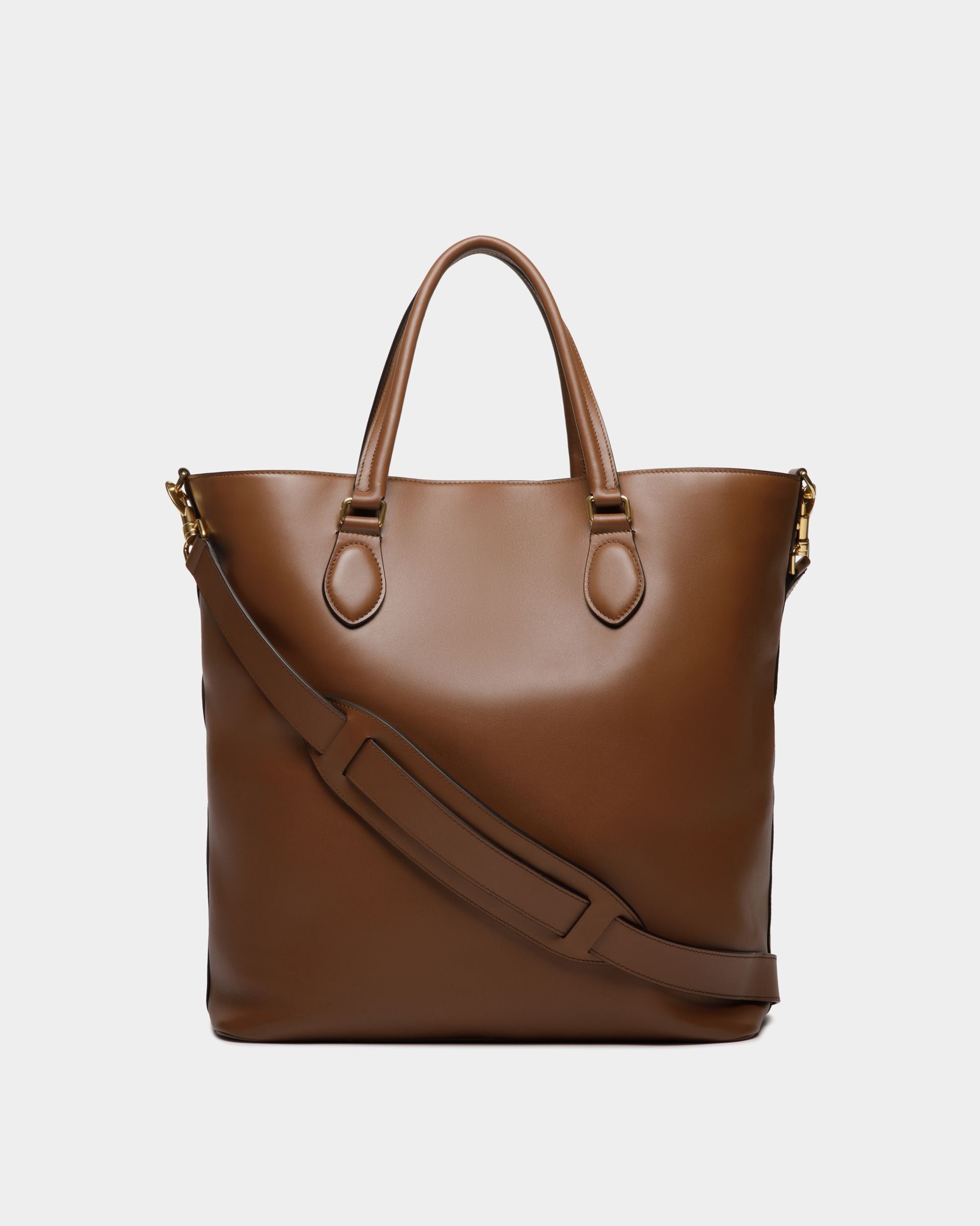 Bolso Tote Beckett De Piel Marrón - Hombre - Bally - 02