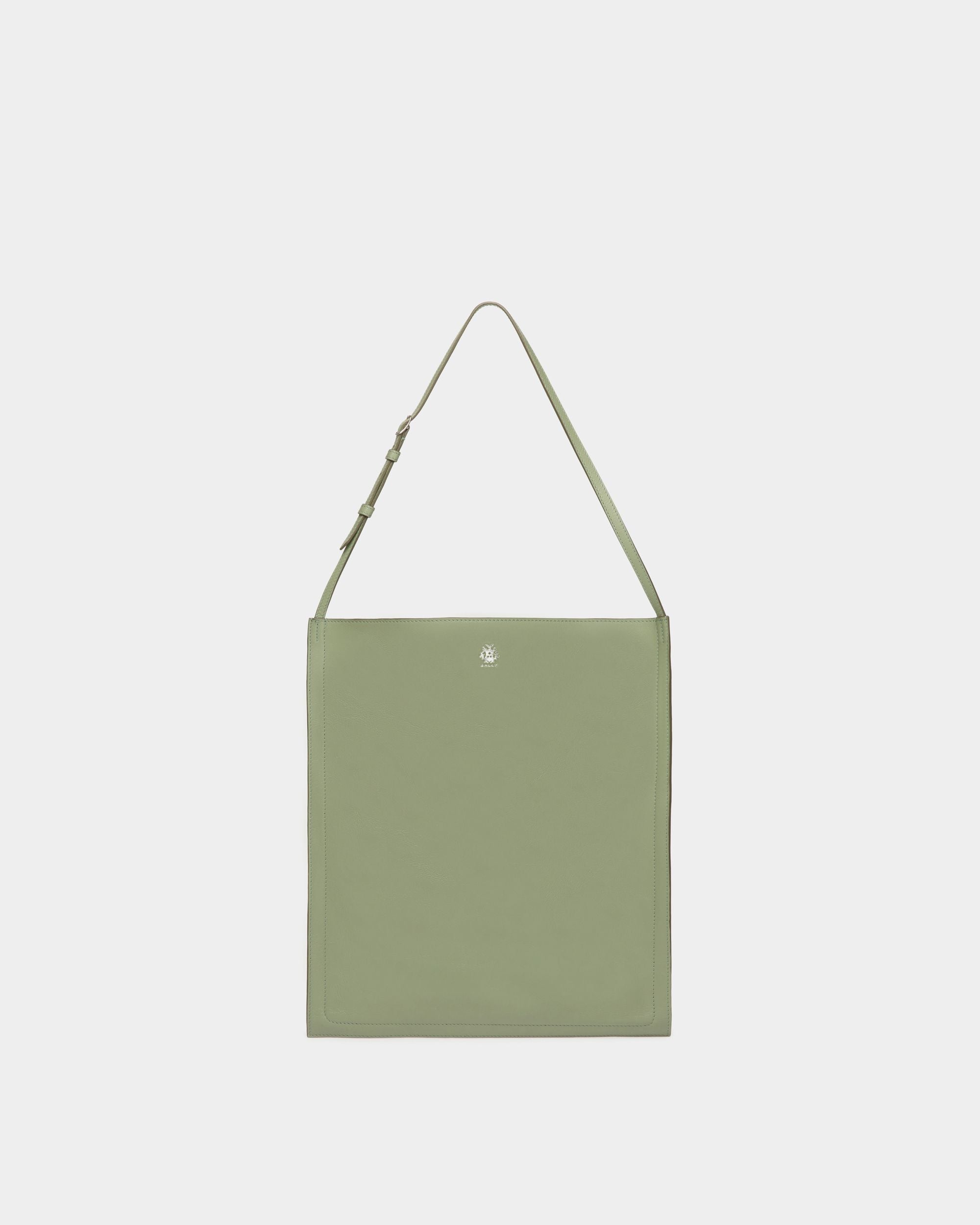 Beckett Tote in Olive Green Leather - Men's - Bally - 01