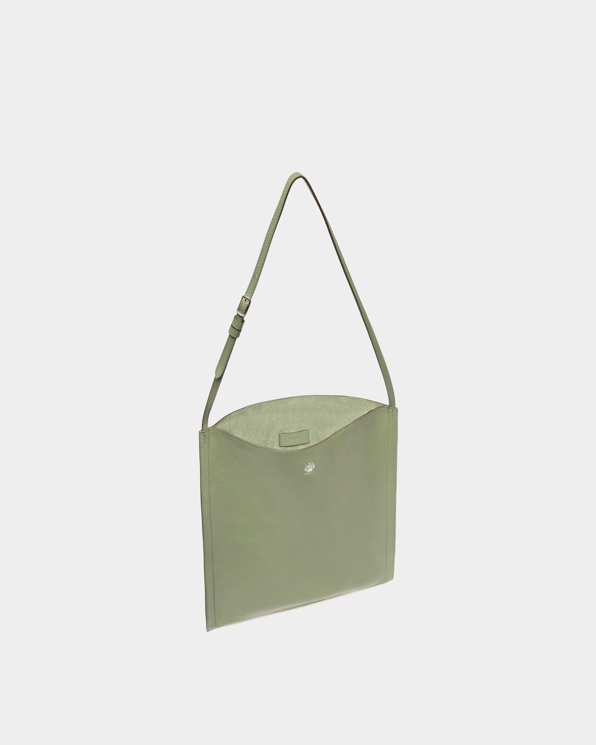 Beckett Tote in Olive Green Leather - Men's - Bally - 05