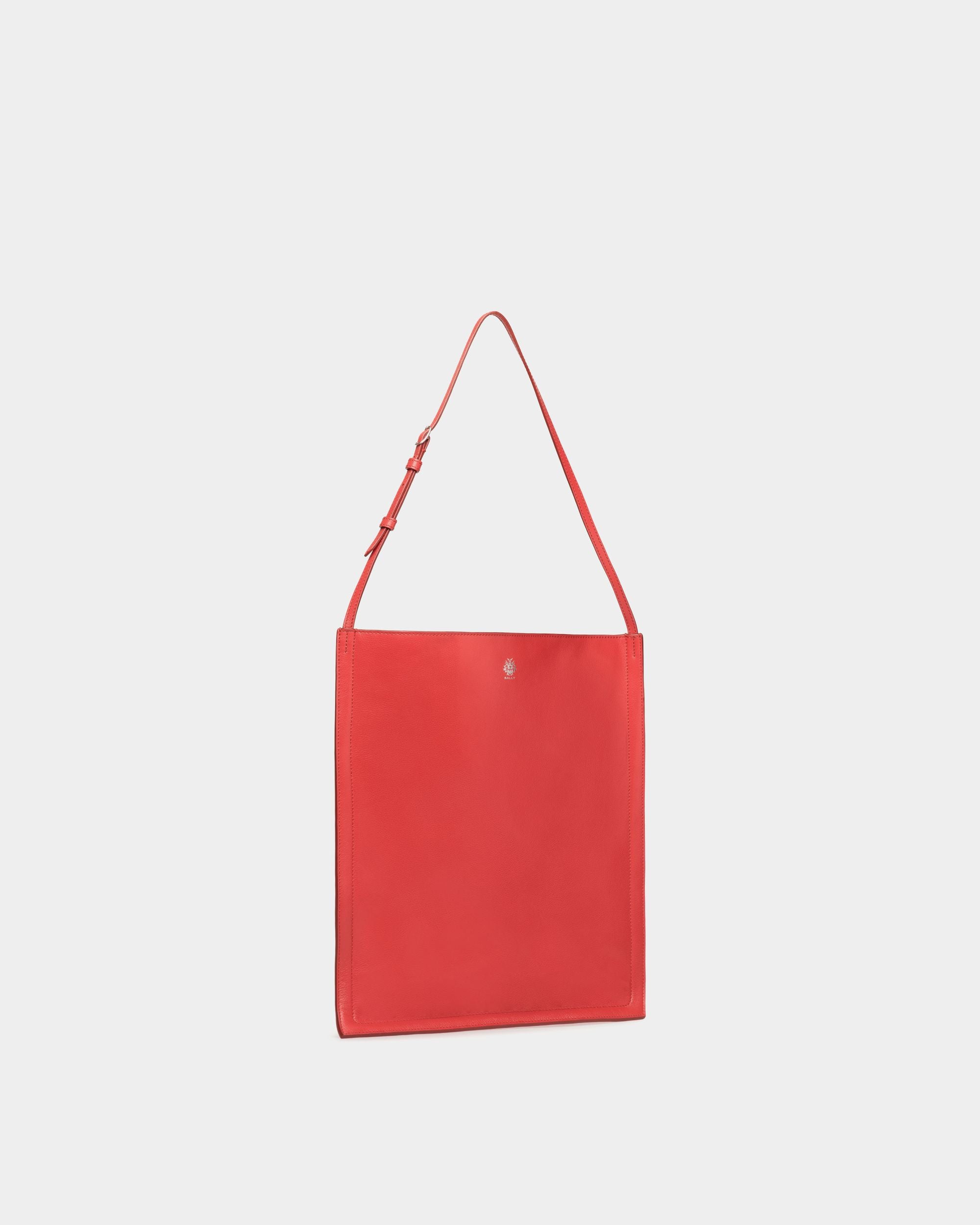 Bolso Tote Beckett De Piel Roja - Hombre - Bally - 03