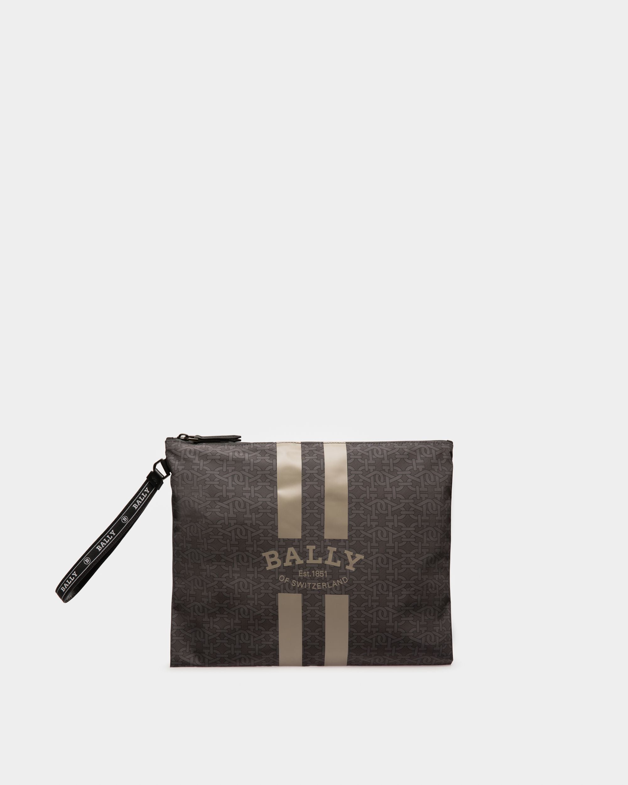 Mochila Bally Escape De Tela Y Nailon En Negro Y Marrón - Hombre - Bally - 01
