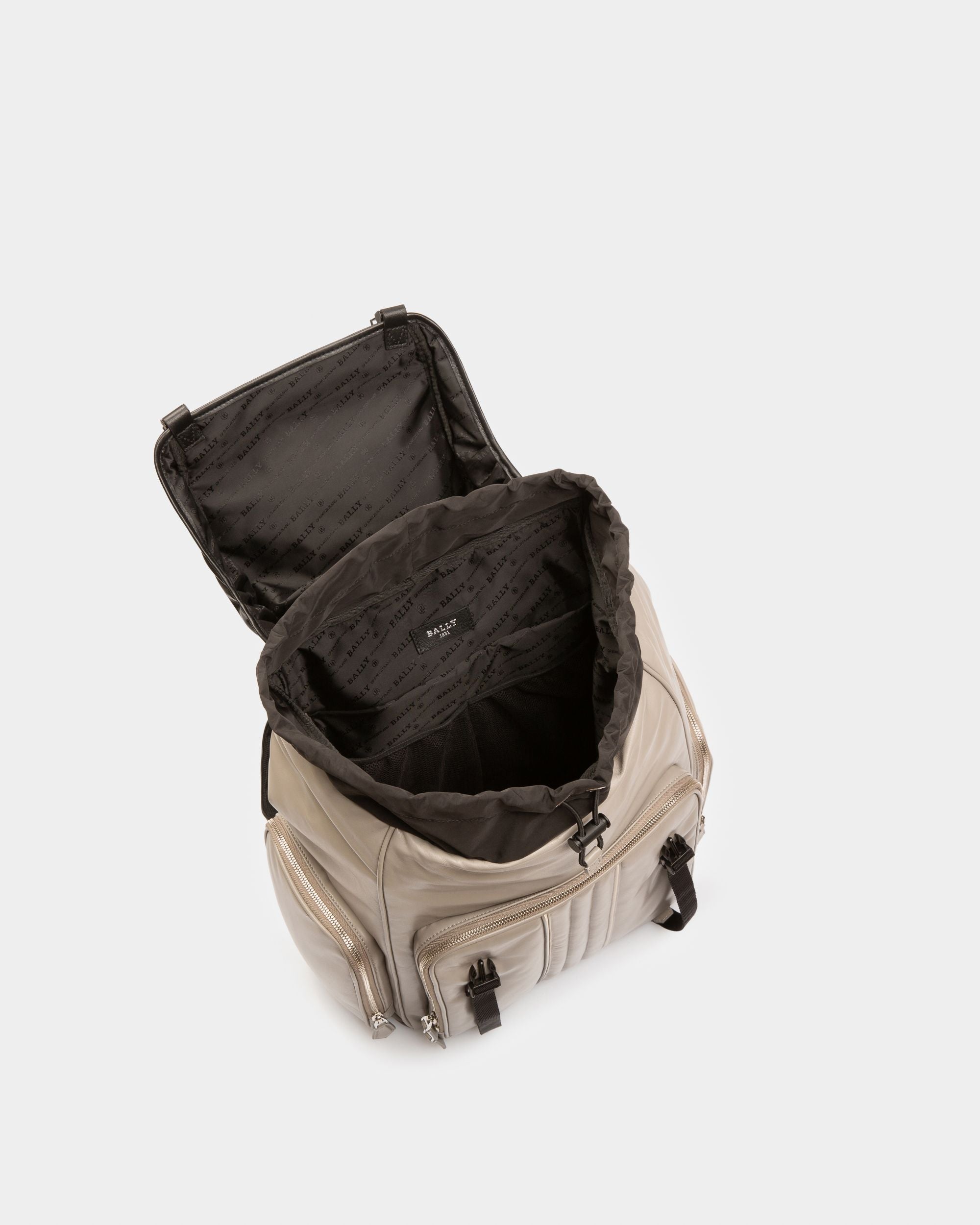 Athor Mochila En Cuerode Color Sasso Y Negro - Hombre - Bally - 04