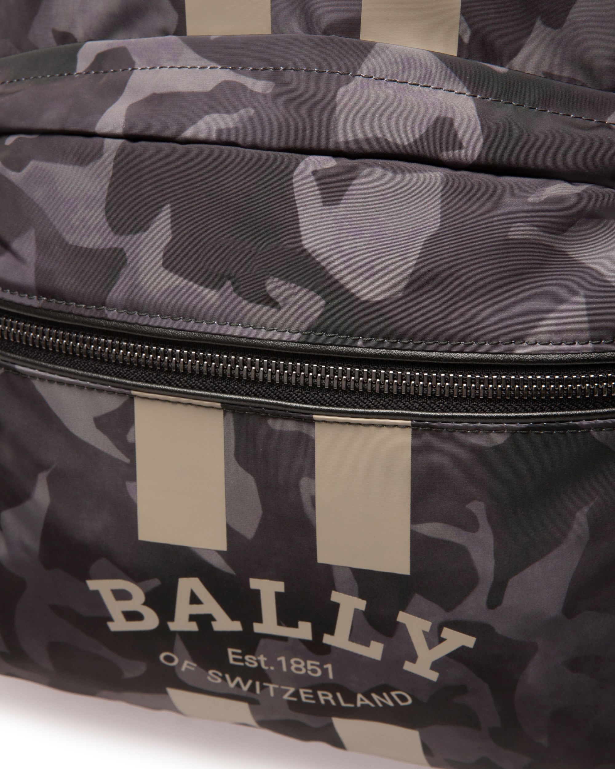 Fixie Mochila De Nailon Negro - Hombre - Bally - 05
