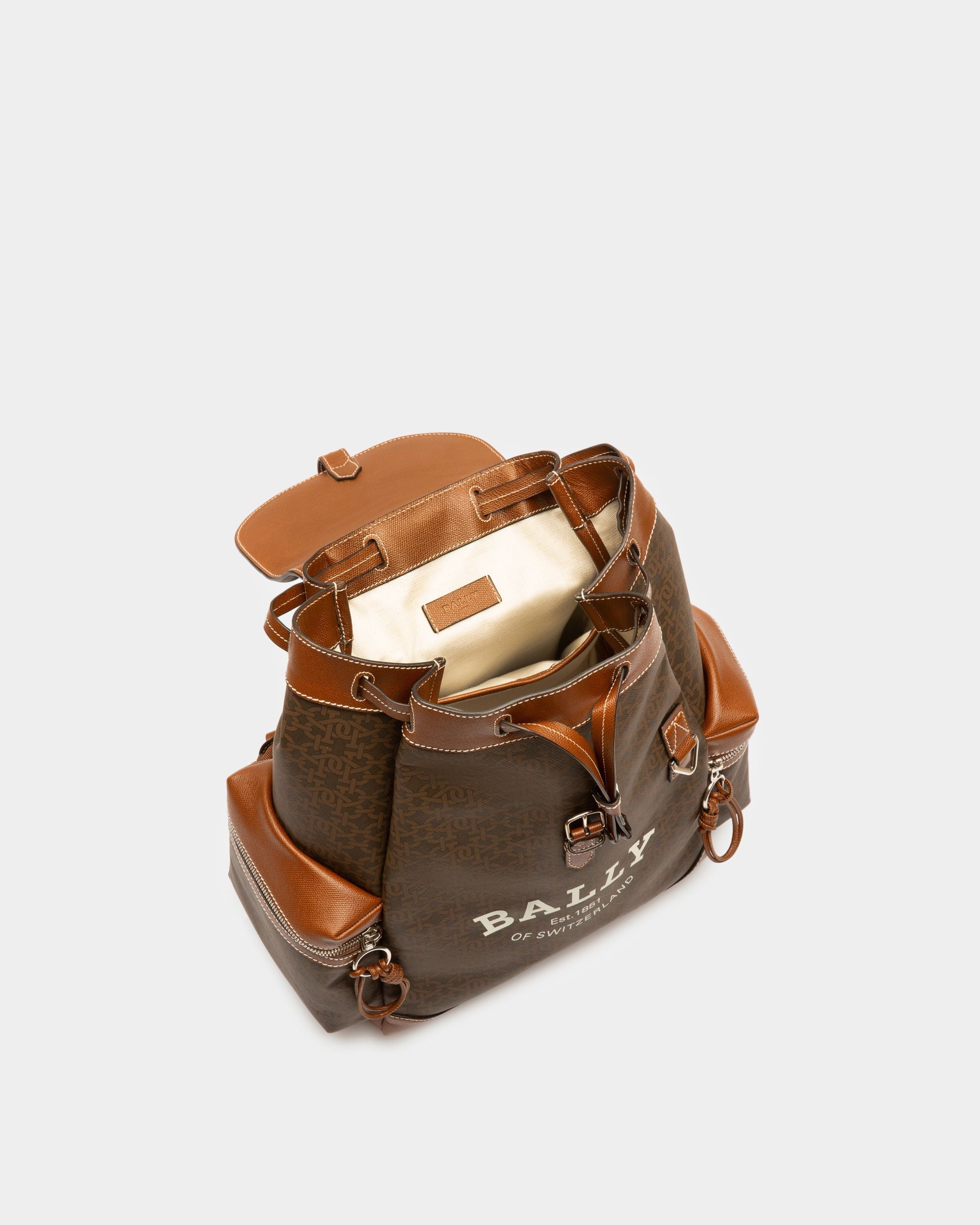 Cliford Small Mochila En Tpu De Color Marrón - Hombre - Bally - 03