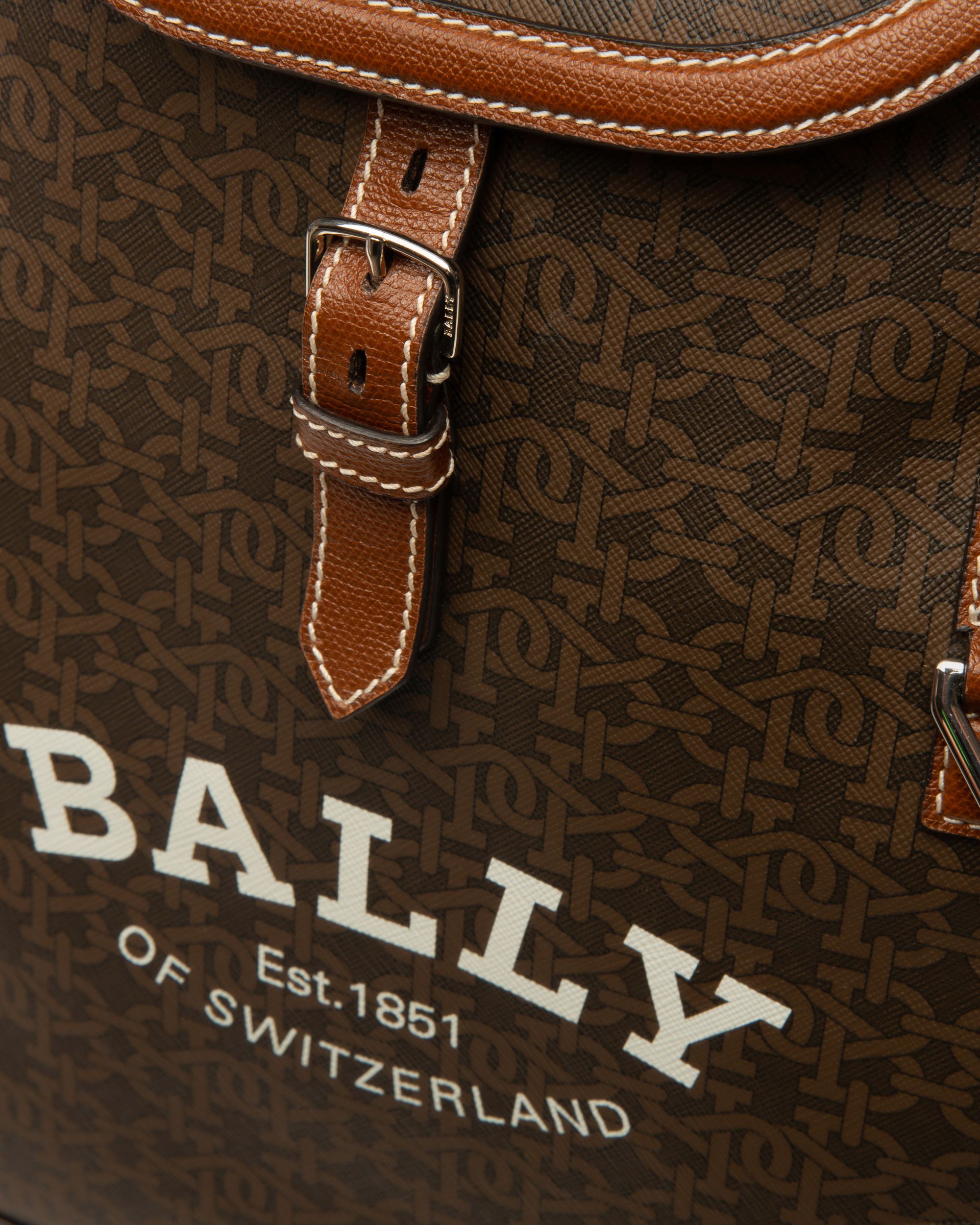 Cliford Small Mochila En Tpu De Color Marrón - Hombre - Bally - 04