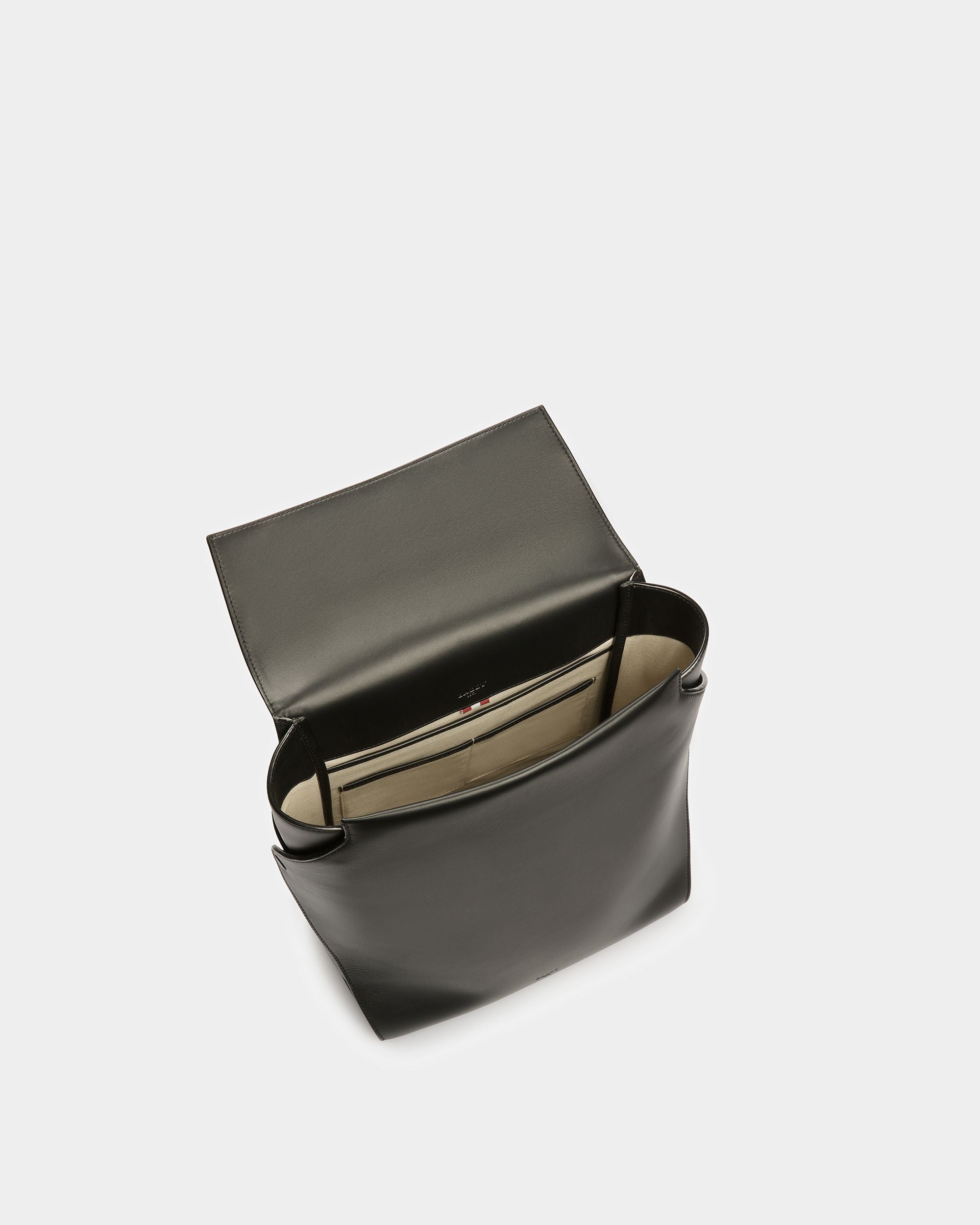 Azorin Leather Backpack In Black - Men's - Bally - 04