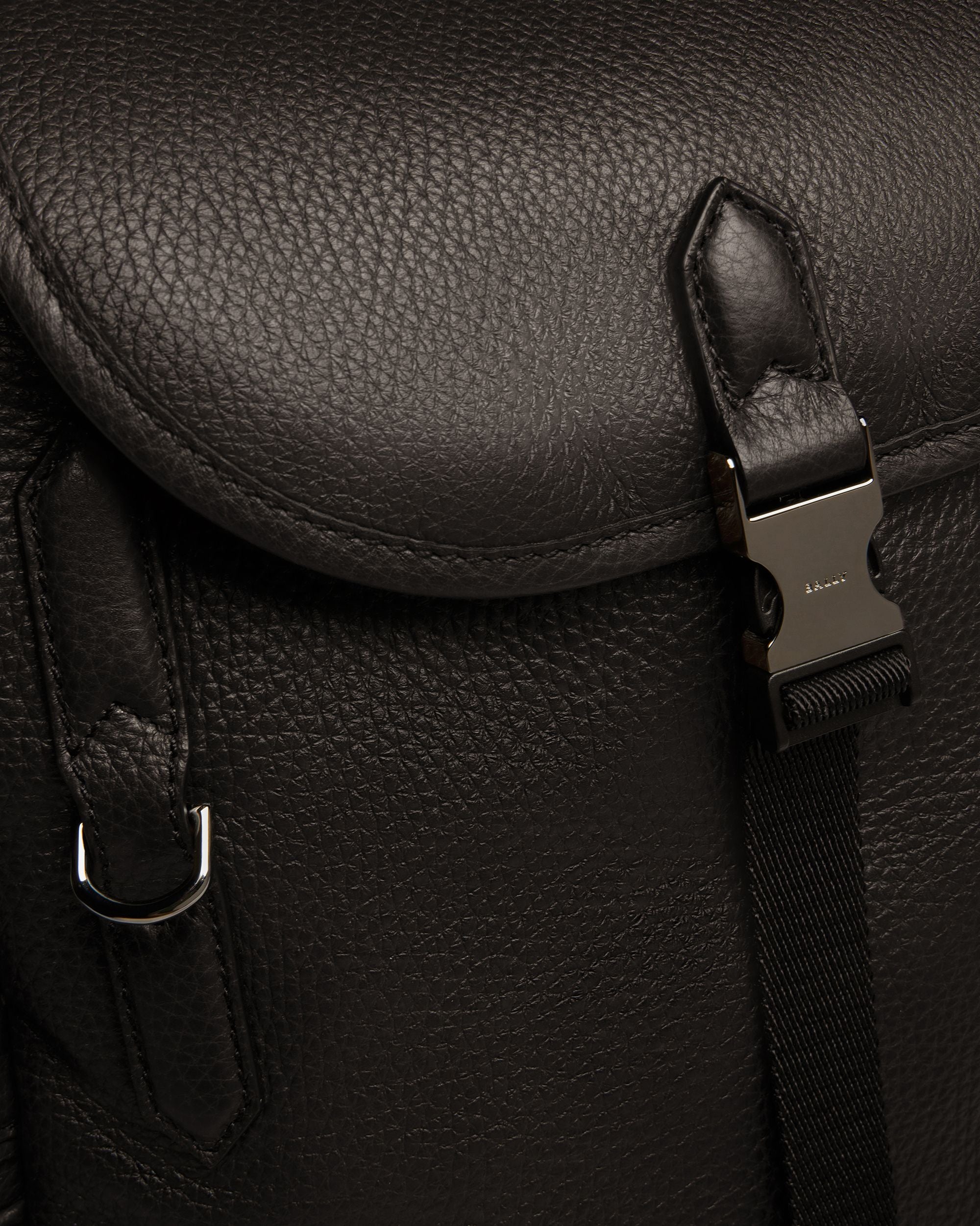 Cliford Leather Backpack In Black - Men's - Bally - 05