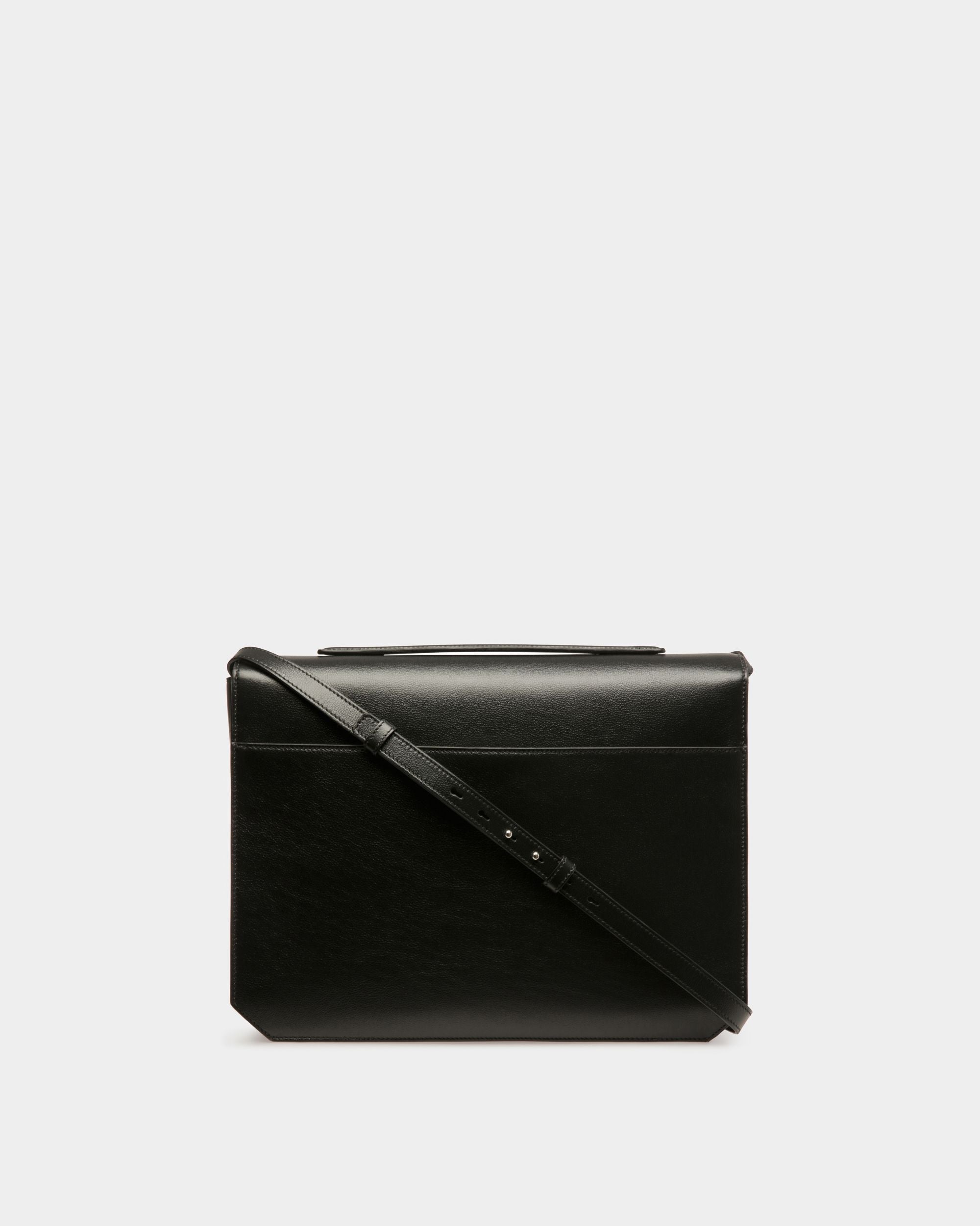 Banque Business Bag In Black Leather - Men's - Bally - 03