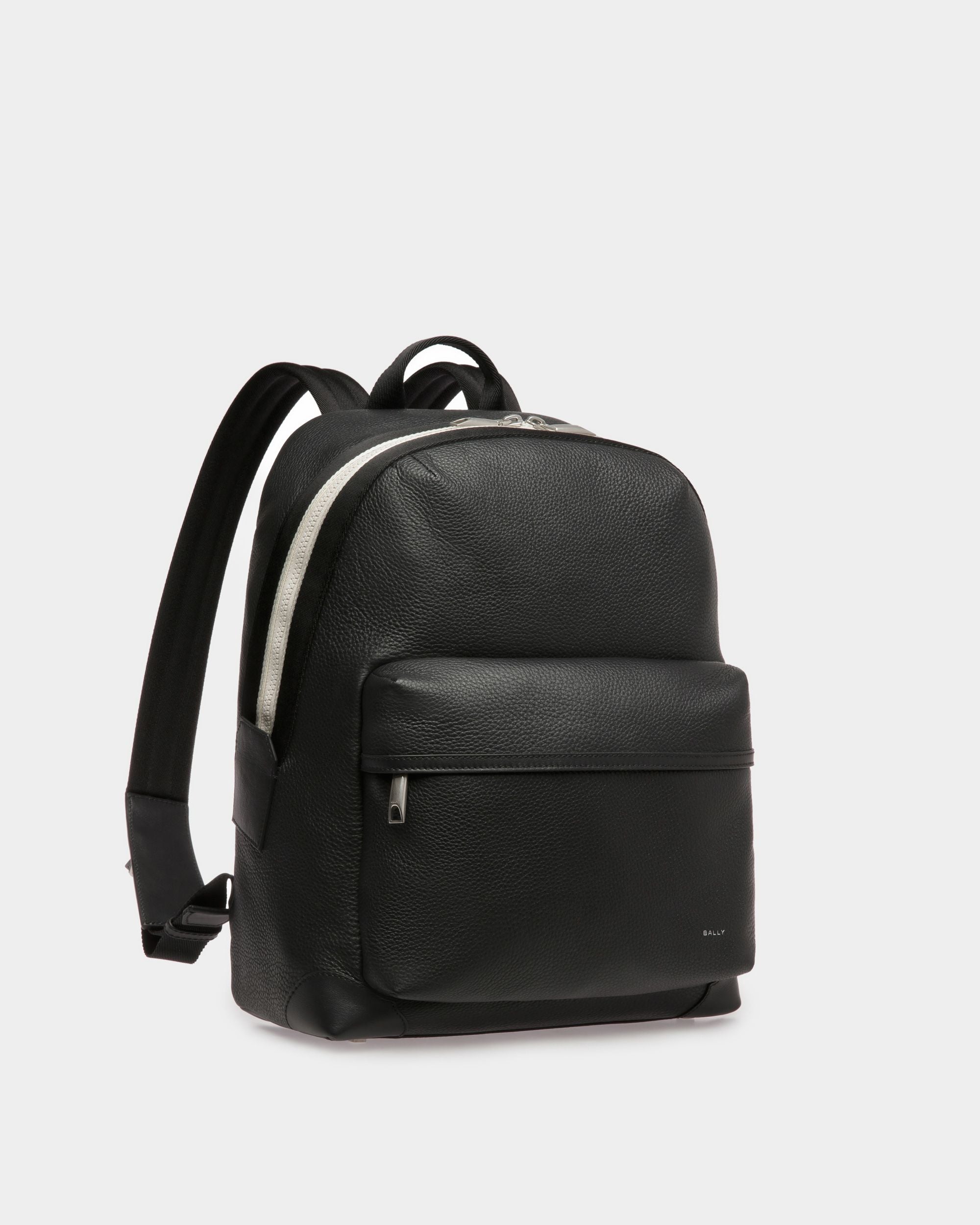 Mochila Ribbon De Piel En Negro - Hombre - Bally - 04