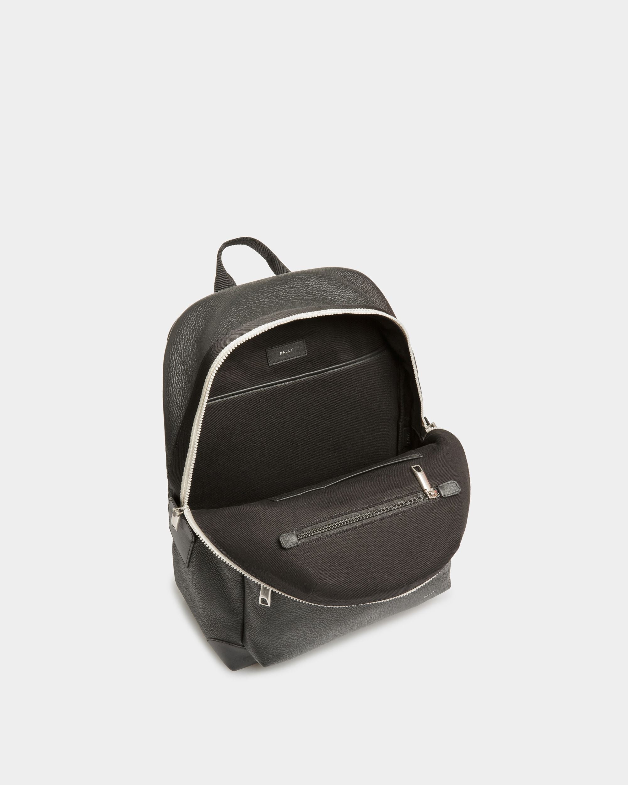 Mochila Ribbon De Piel En Negro - Hombre - Bally - 05