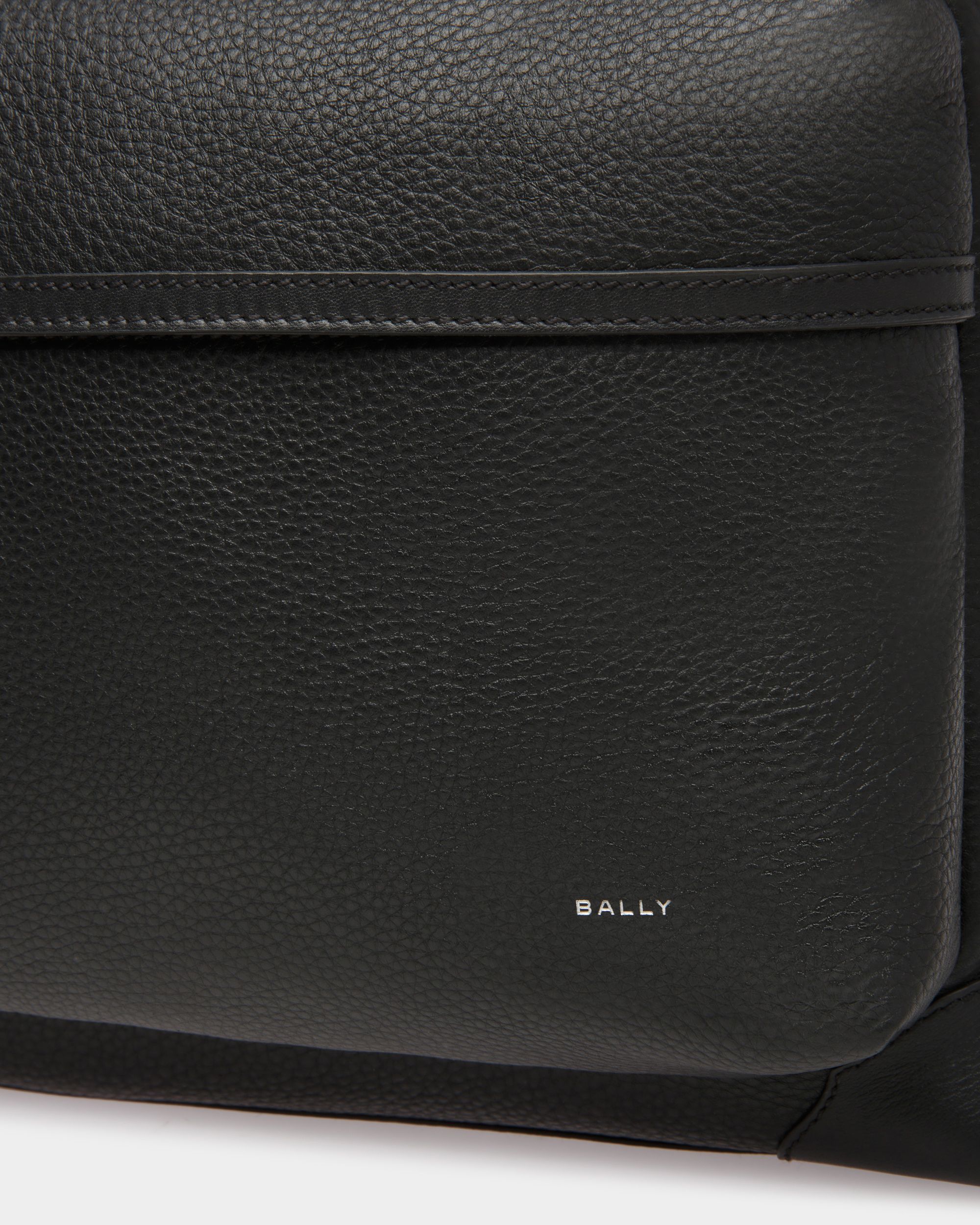 Mochila Ribbon De Piel En Negro - Hombre - Bally - 06
