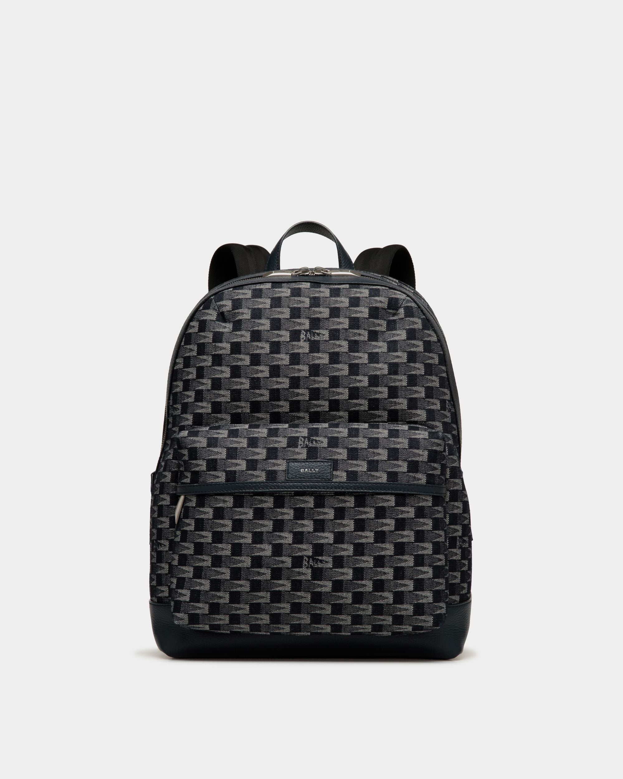 Pennant Backpack in Denim - Men's - Bally - 01
