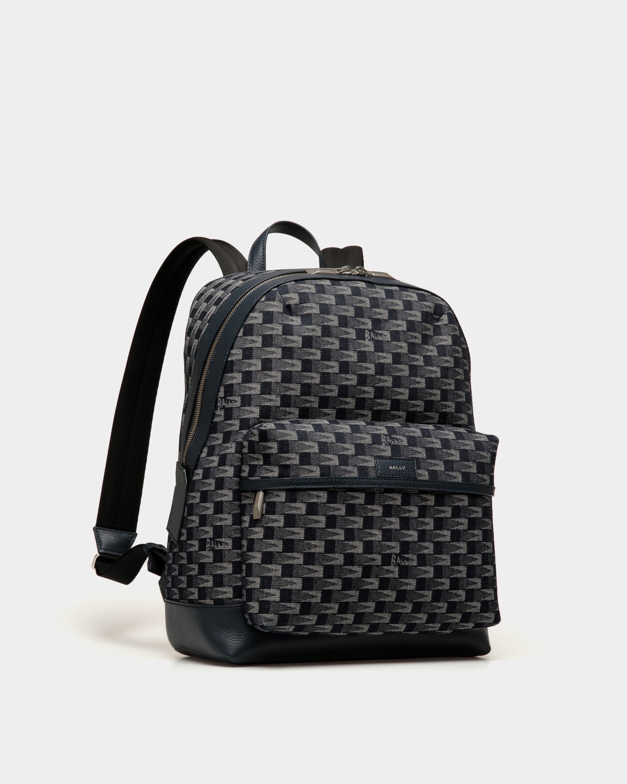 Pennant Backpack in Denim - Men's - Bally - 03
