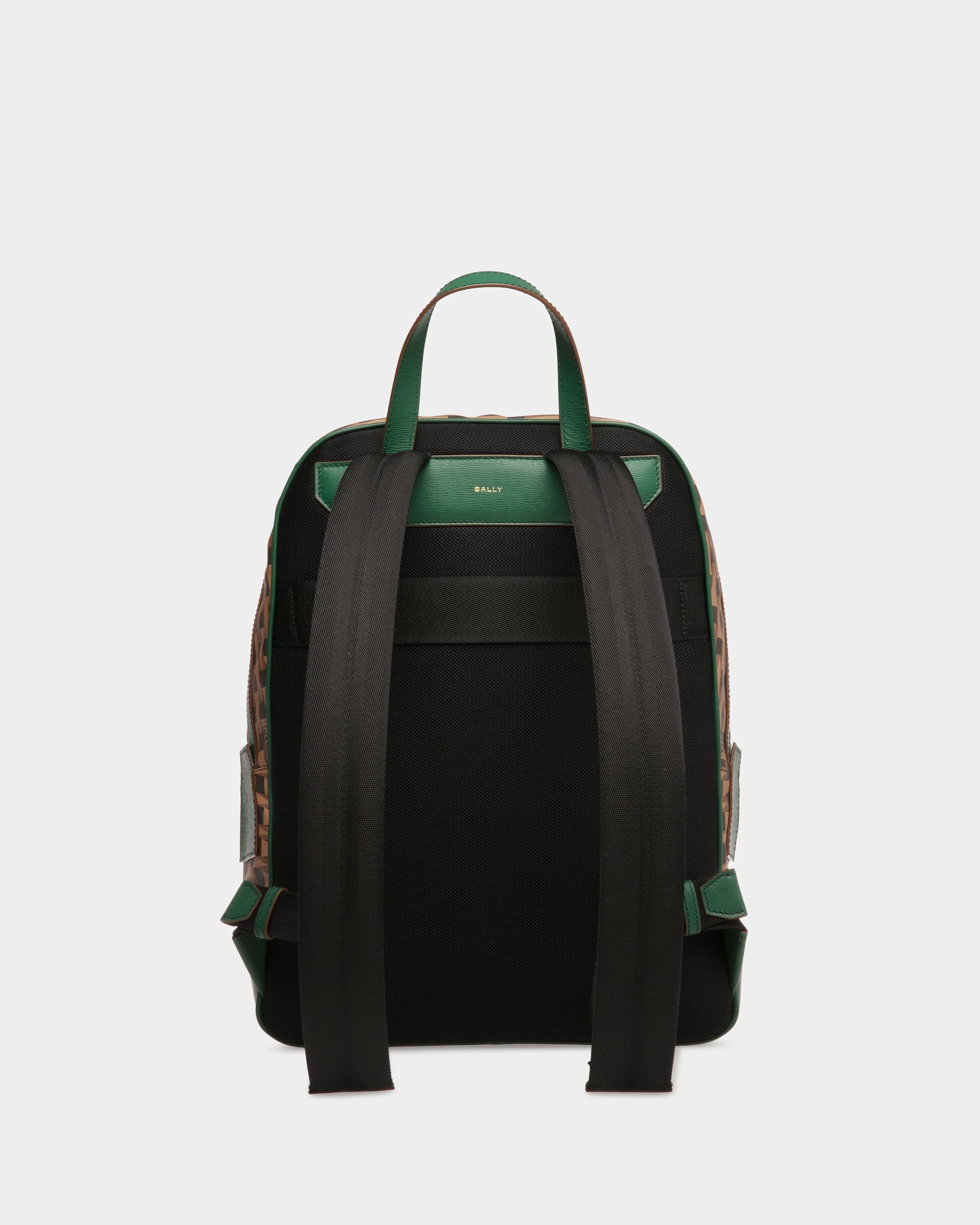 Pennant Backpack In Desert And Khaki Leather and TPU - Men's - Bally - 02