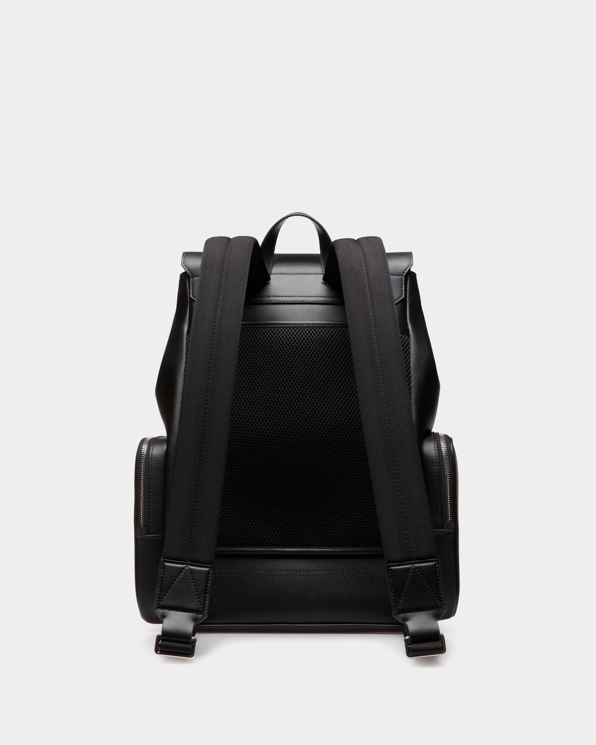 Mochila Mythos De Piel Reciclada Negra - Hombre - Bally - 03