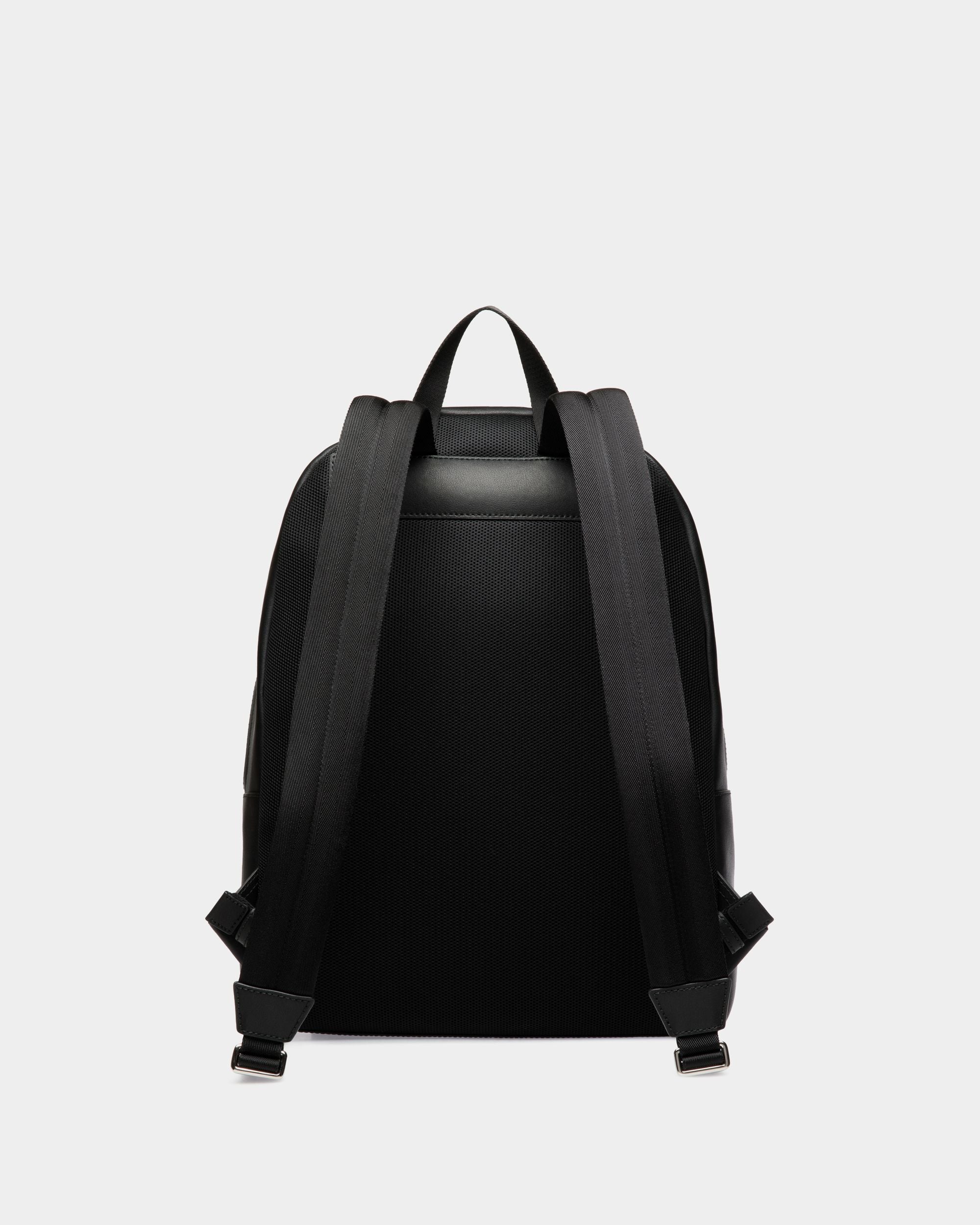 Backpack In Black Leather - Men's - Bally - 02