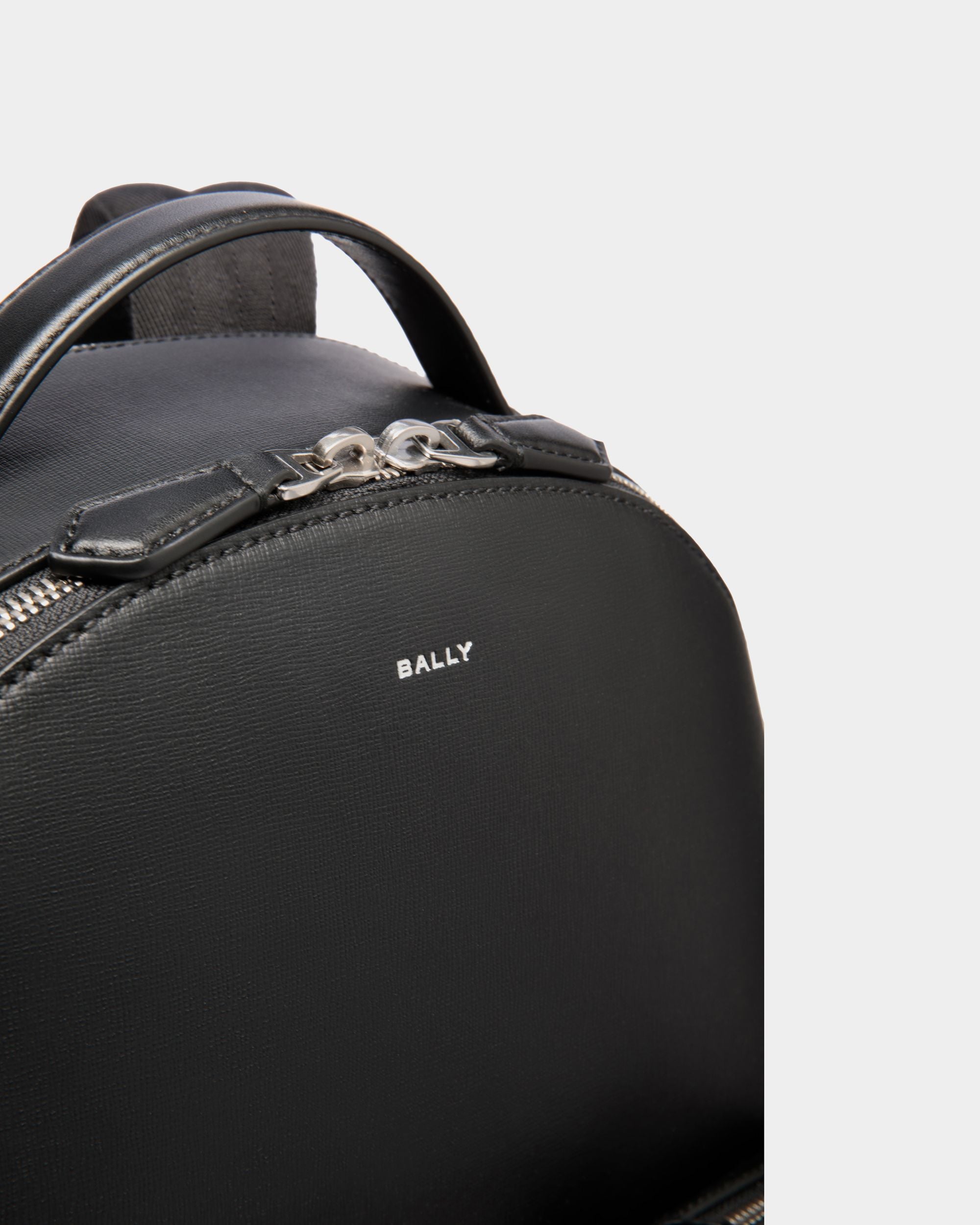 Mochila Mythos De Piel Reciclada Negra - Hombre - Bally - 05