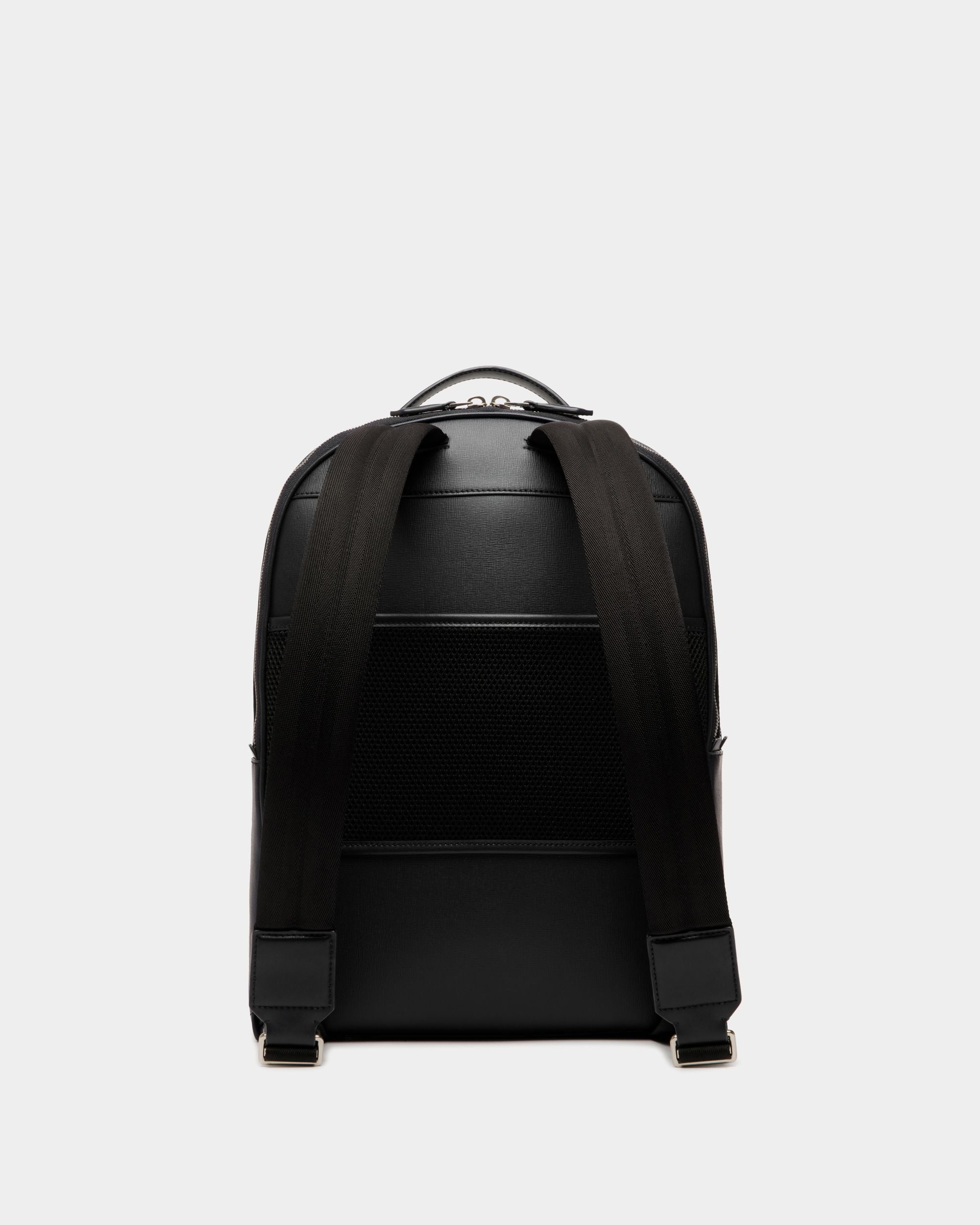 Mochila Mythos De Piel Reciclada Negra - Hombre - Bally - 02