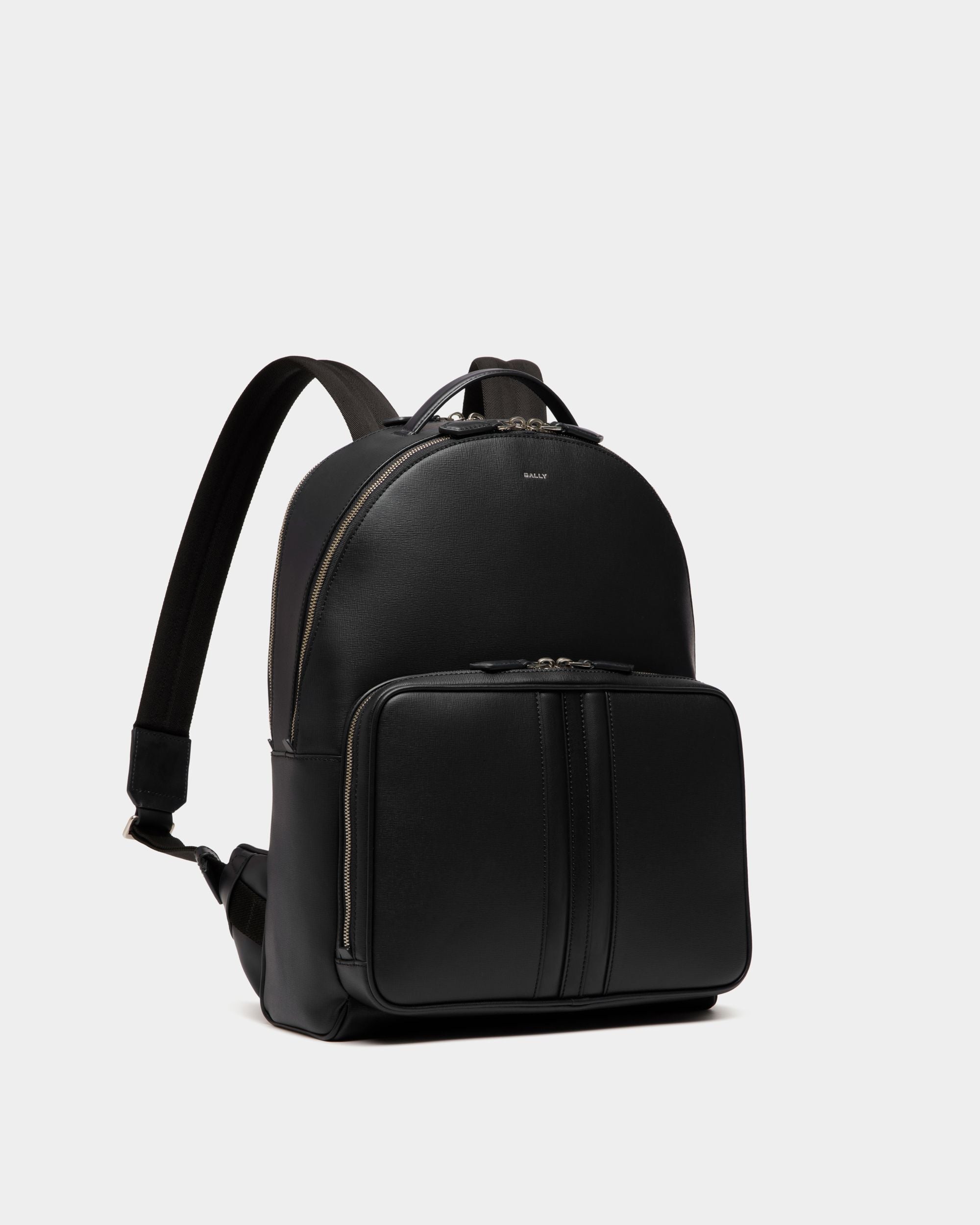 Mochila Mythos De Piel Reciclada Negra - Hombre - Bally - 03