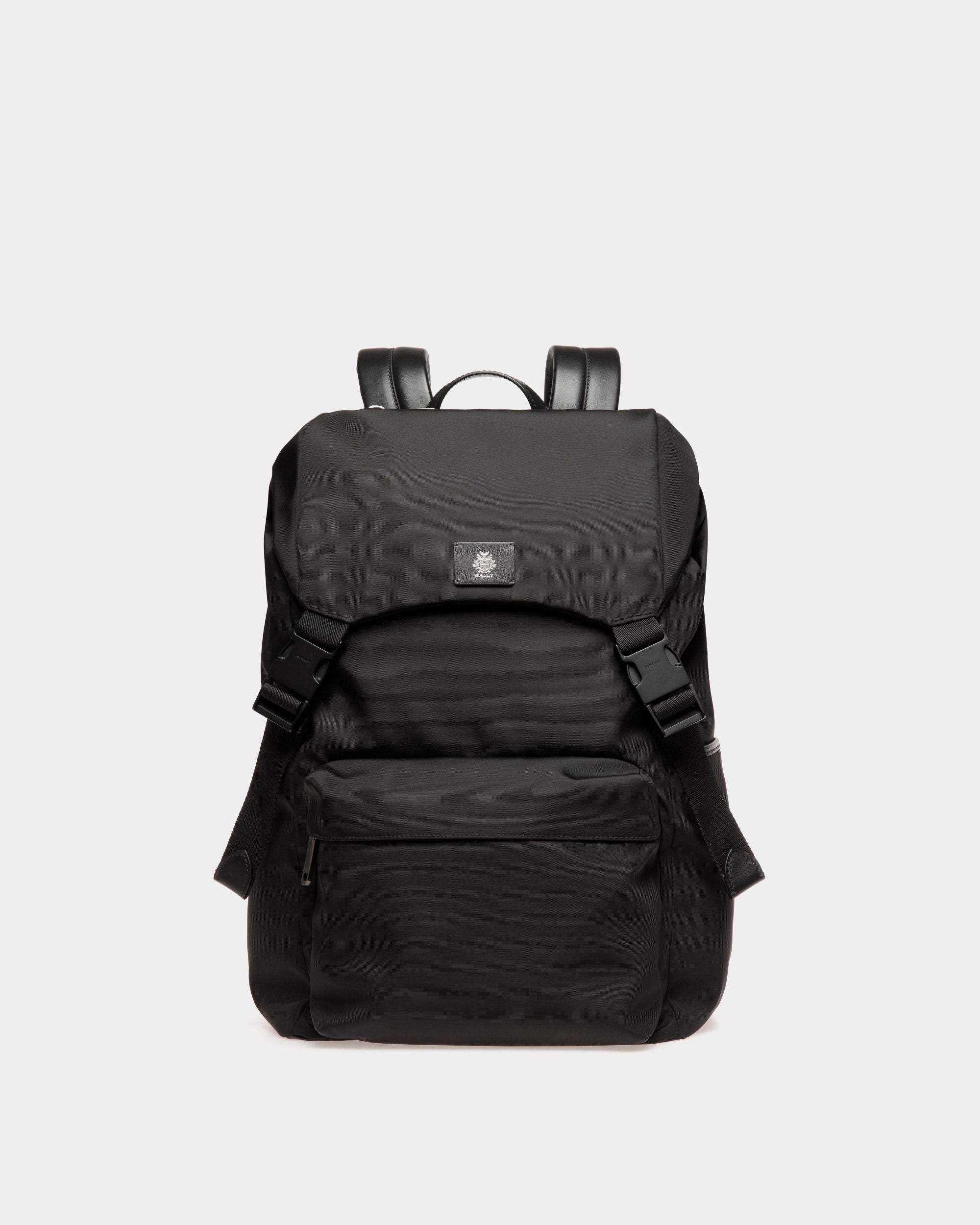 Adrien Brody Travel Collection Backpack In Black Nylon - Men's - Bally - 01