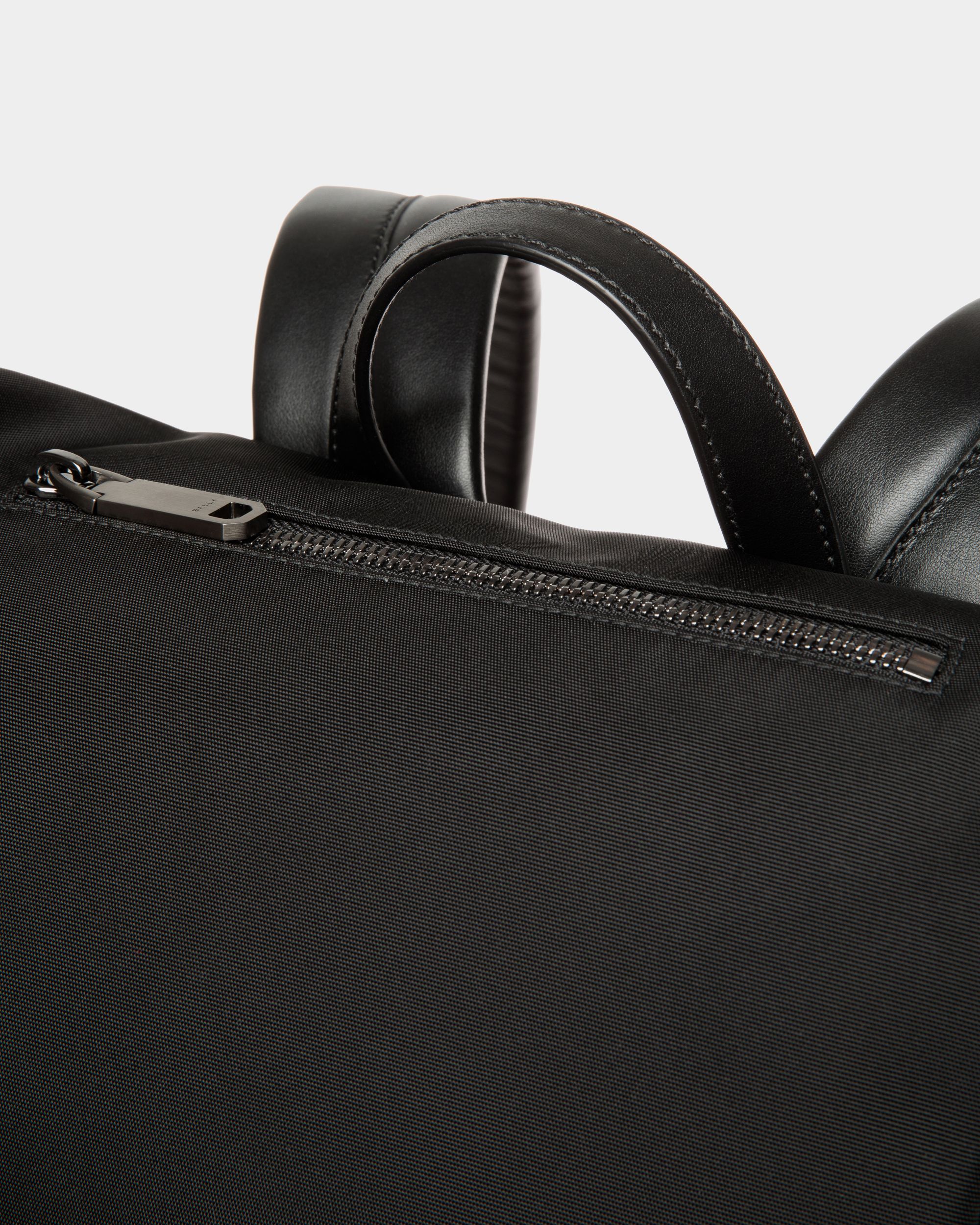 Adrien Brody Travel Collection Backpack In Black Nylon - Men's - Bally - 05