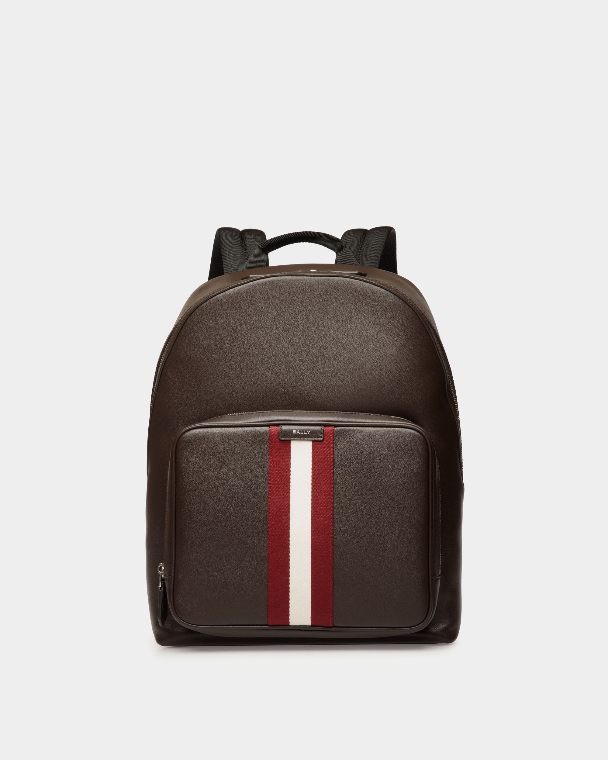Mochila Code De Piel Ébano - Hombre - Bally - 01