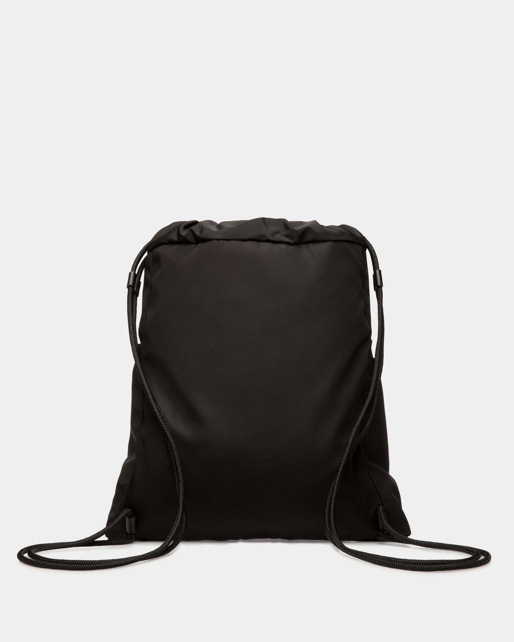 Code Backpack in Black Nylon - Hombre - Bally - 02