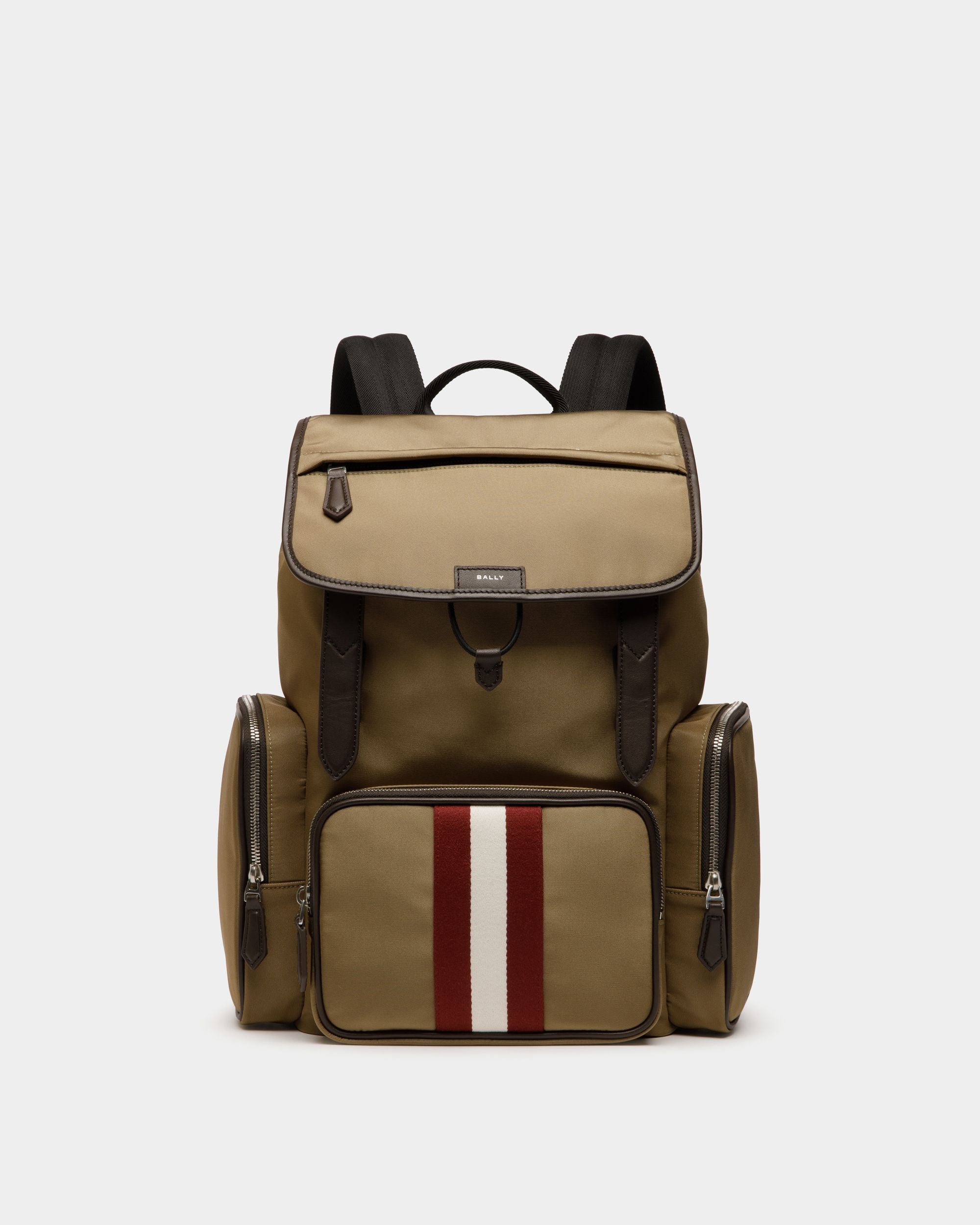 Mochila Code De Nailon Camel - Hombre - Bally - 01
