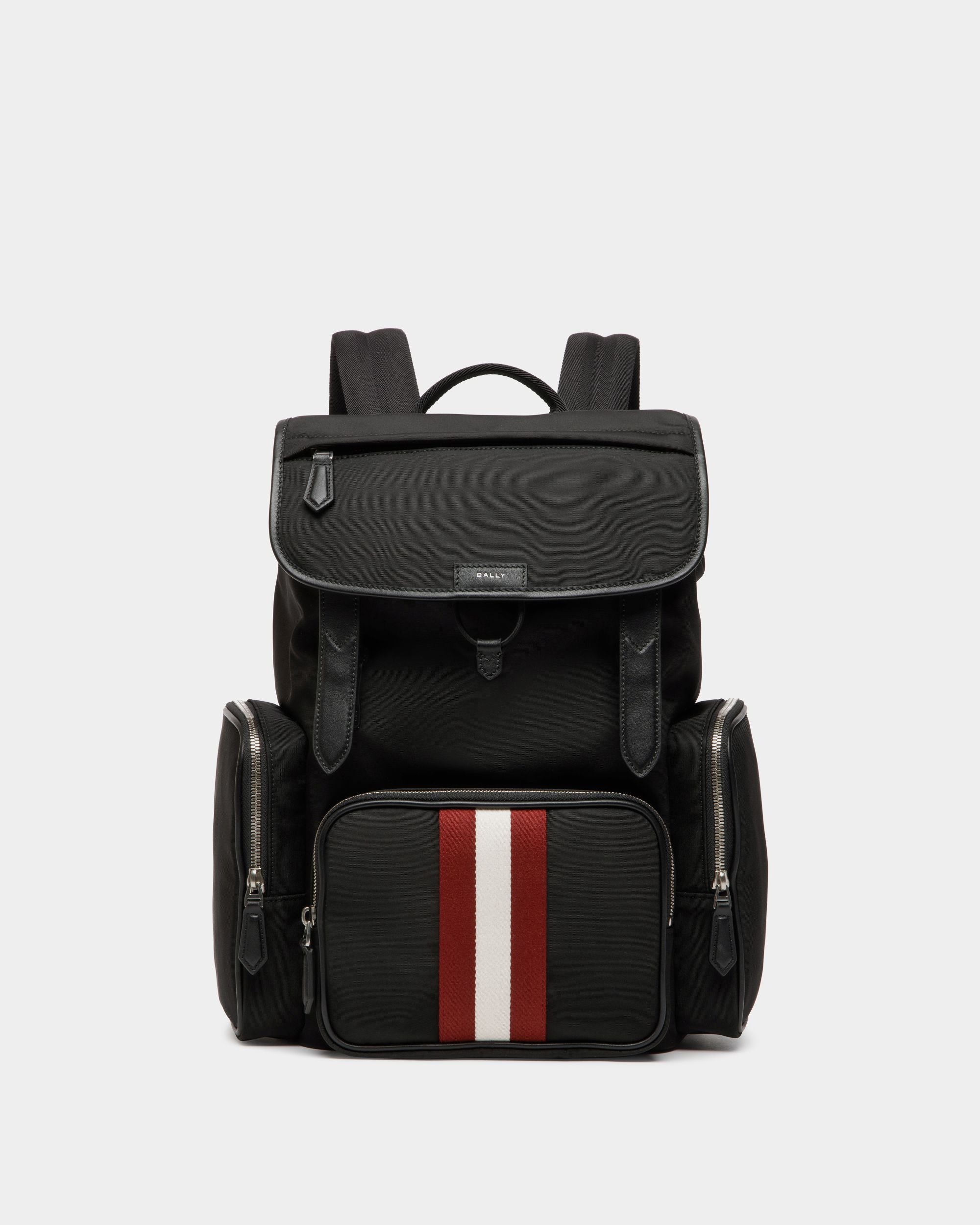 Mochila Code De Nailon Negro - Hombre - Bally - 01
