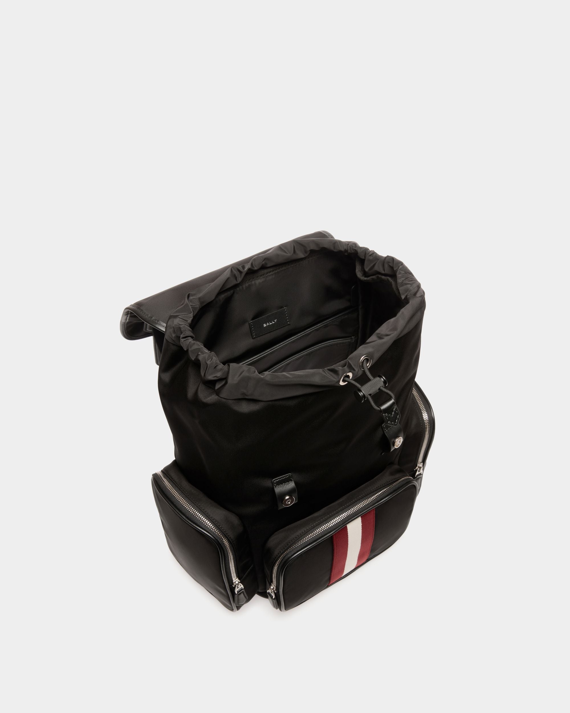 Mochila Code De Nailon Negro - Hombre - Bally - 05