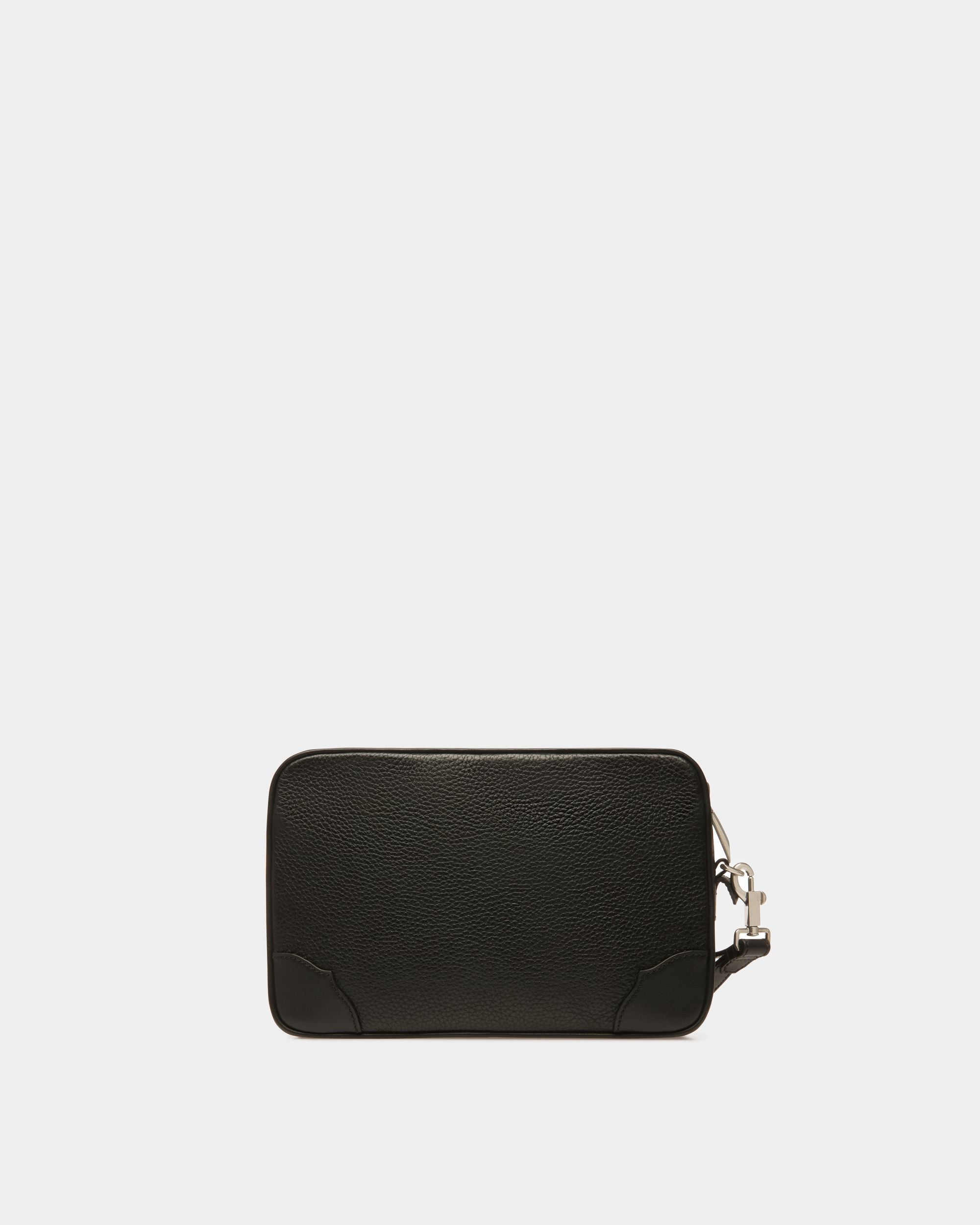 Clutch Ribbon De Piel En Negro - Hombre - Bally - 02