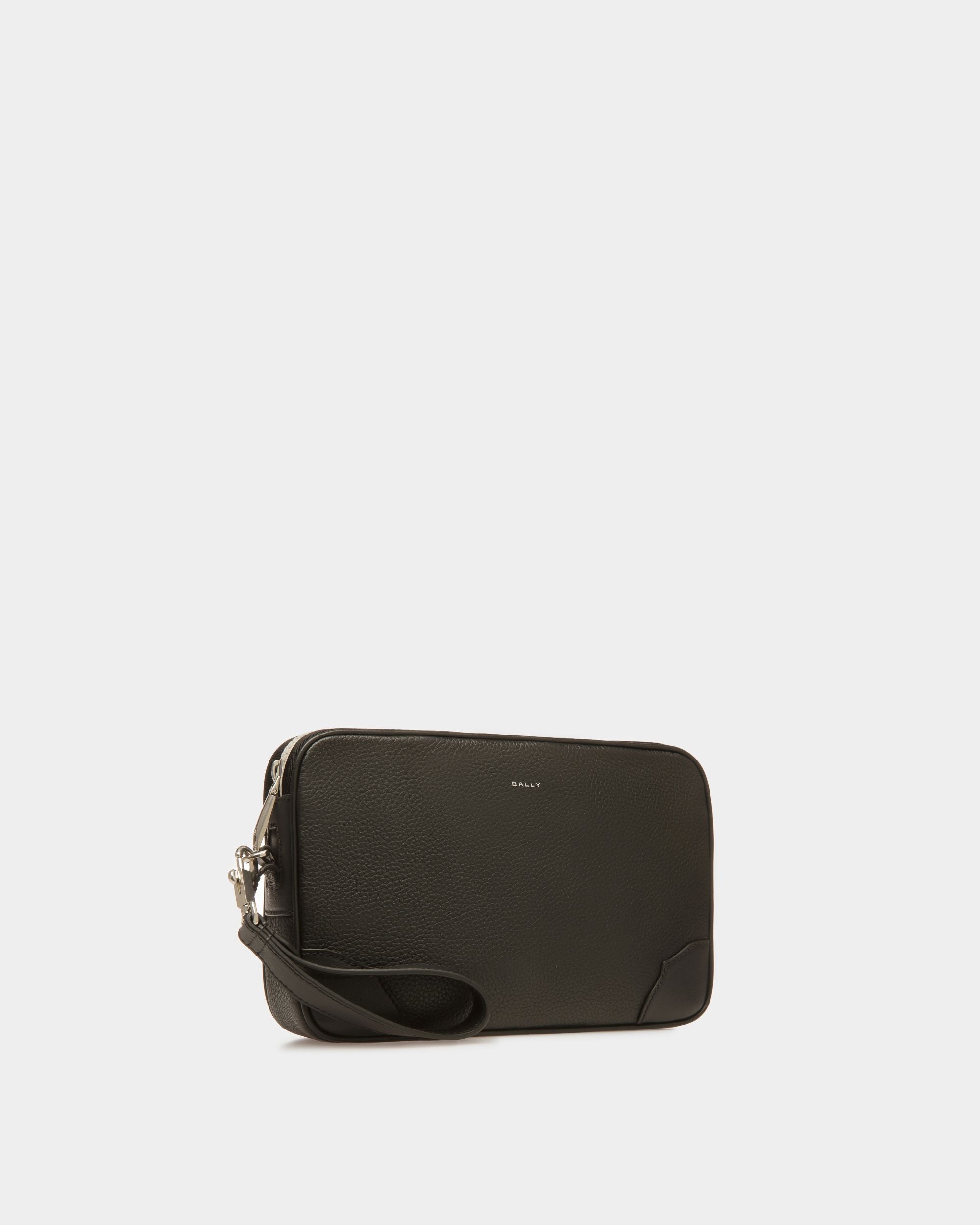 Clutch Ribbon De Piel En Negro - Hombre - Bally - 03