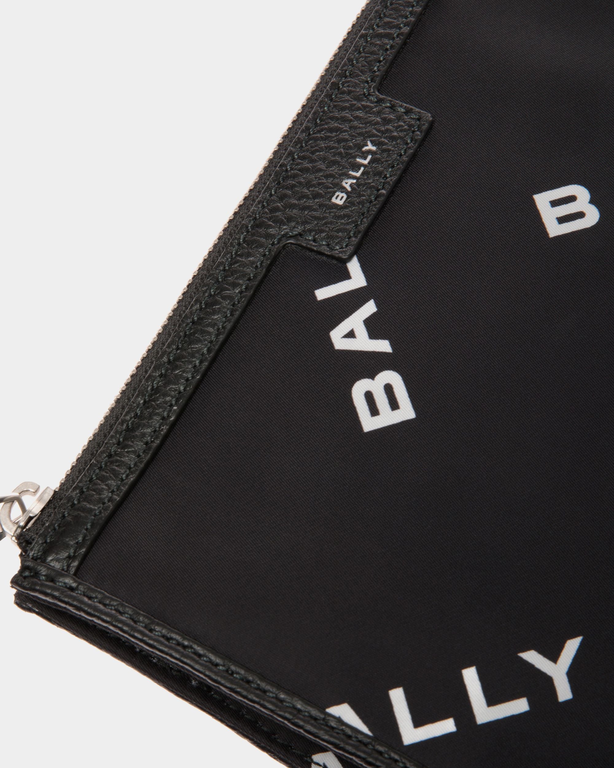 Code Pouch in Black Nylon - Men's - Bally - 05