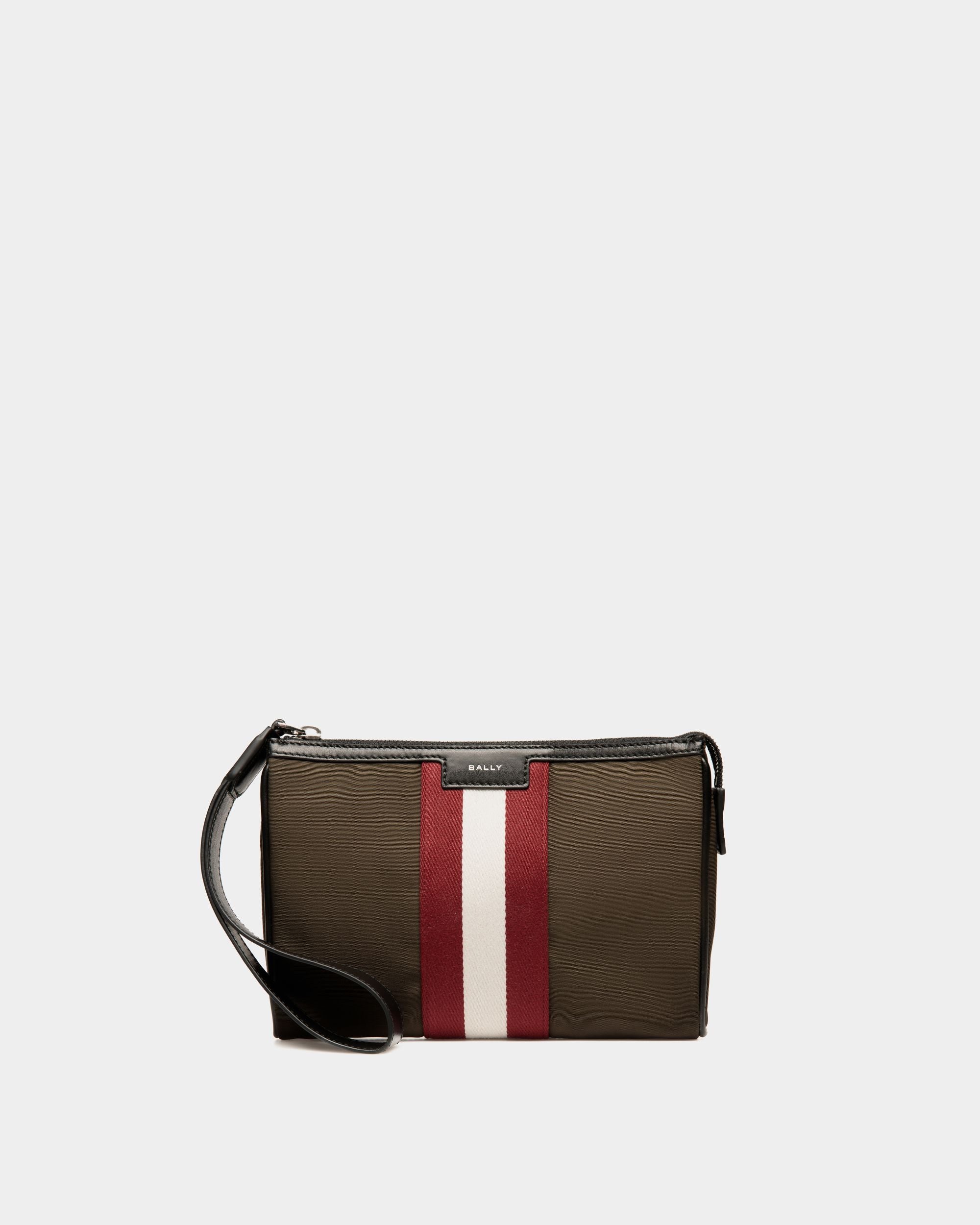 Pochette Code De Nailon Military Green - Hombre - Bally - 01