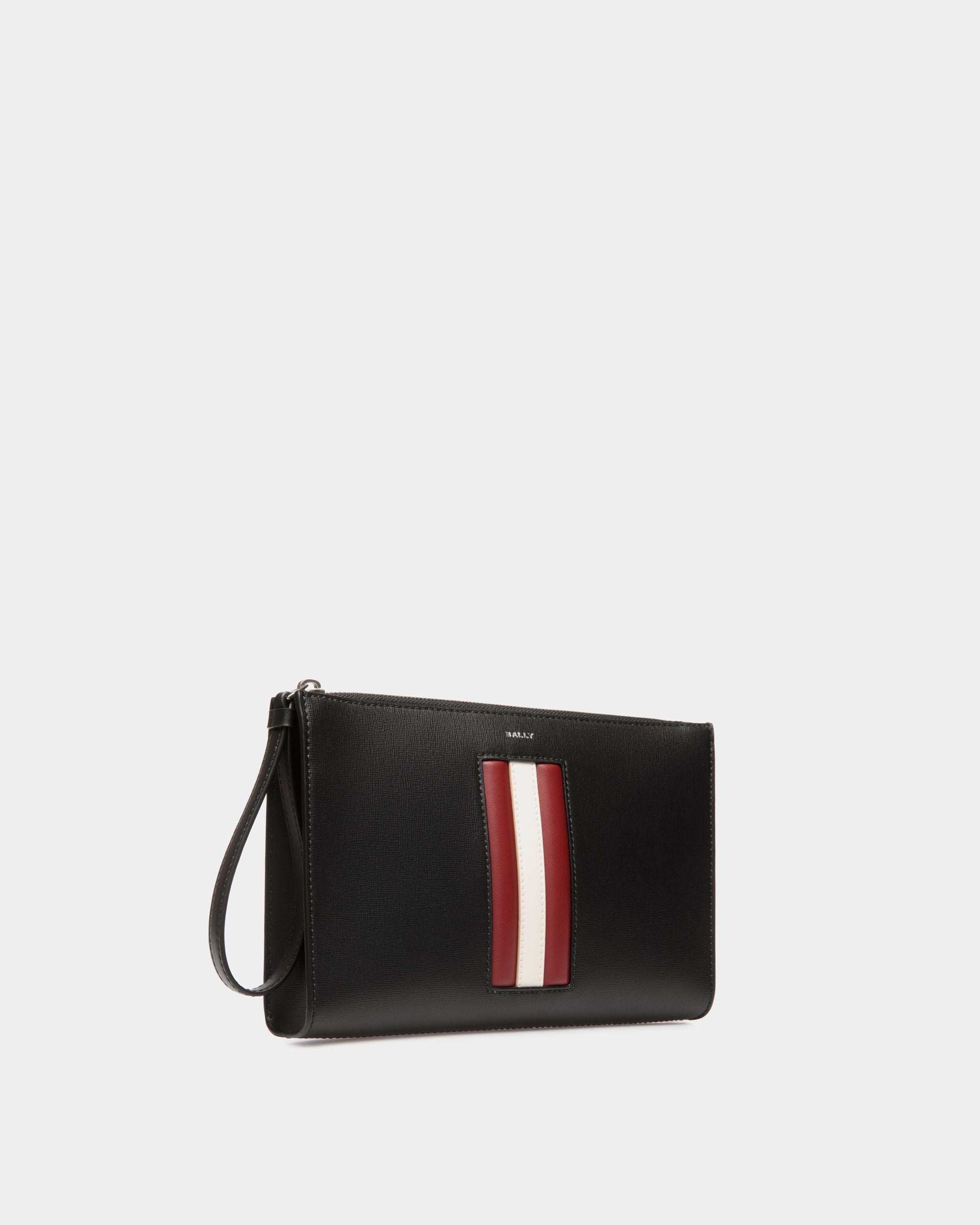 Pochette Mythos De Piel Reciclada Negra - Hombre - Bally - 03