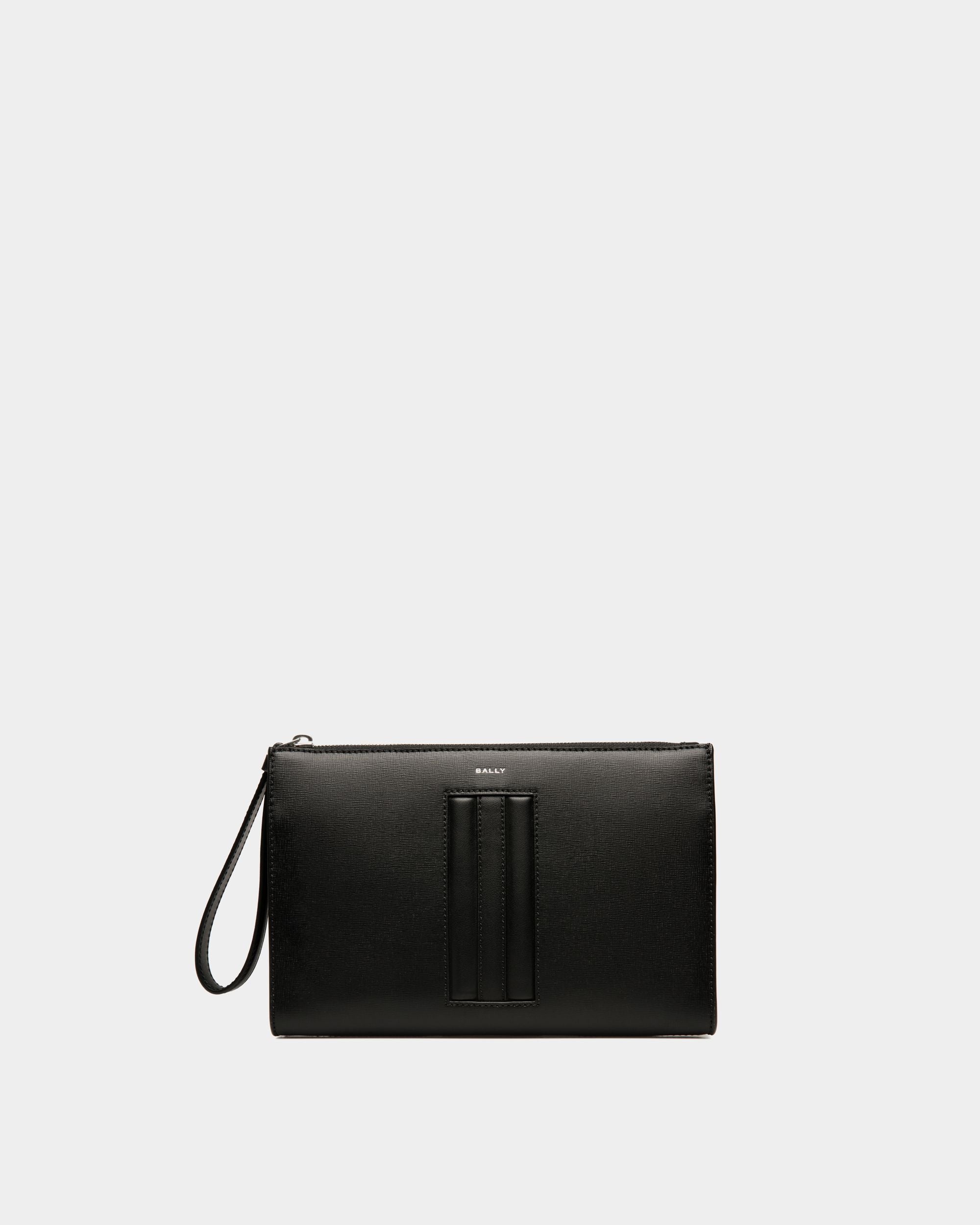 Pochette Mythos De Piel Reciclada Negra - Hombre - Bally - 01